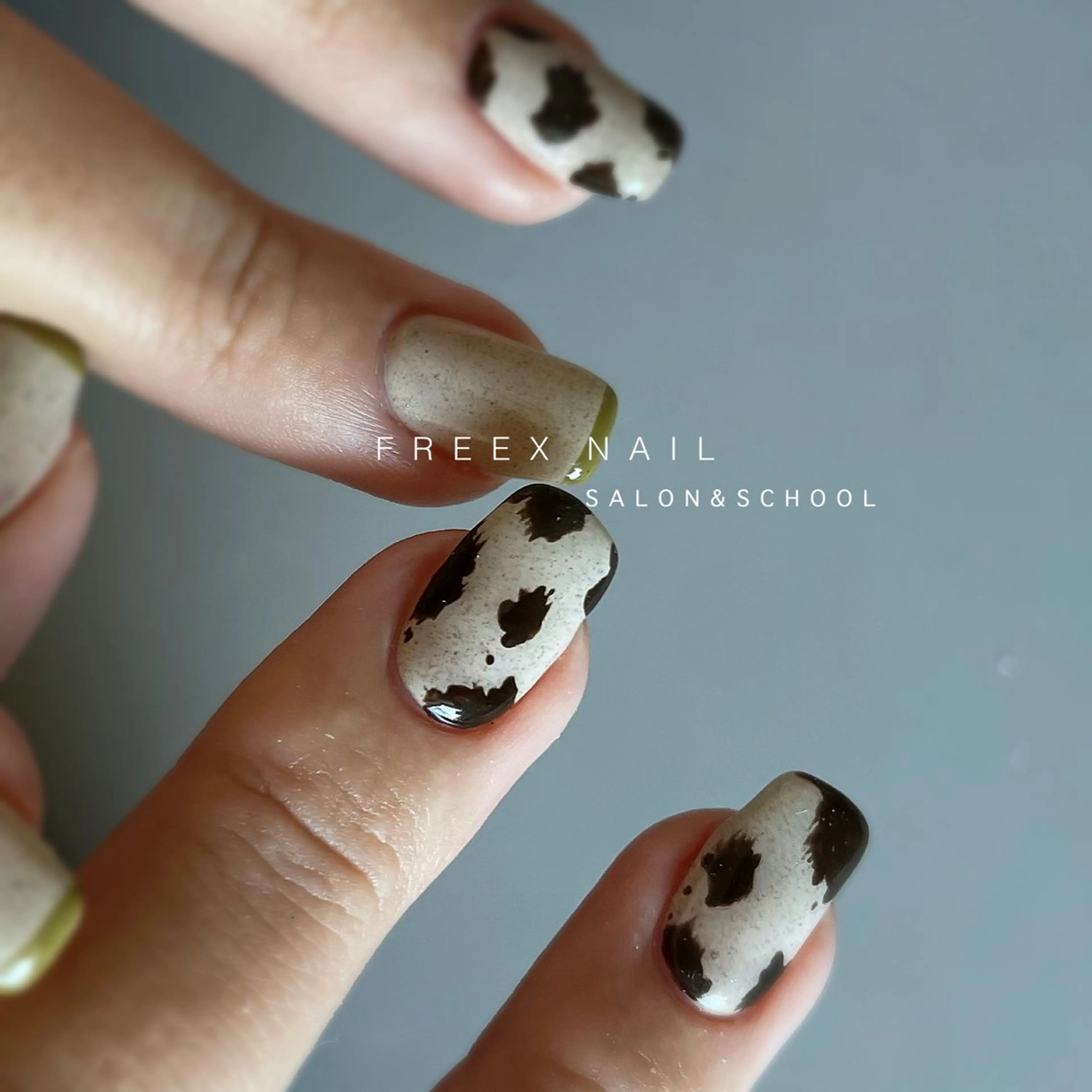 ネイル アニマル柄 ハンドネイル ハンドケア freex nail /ニュアンス/個性派のネイルデザイン