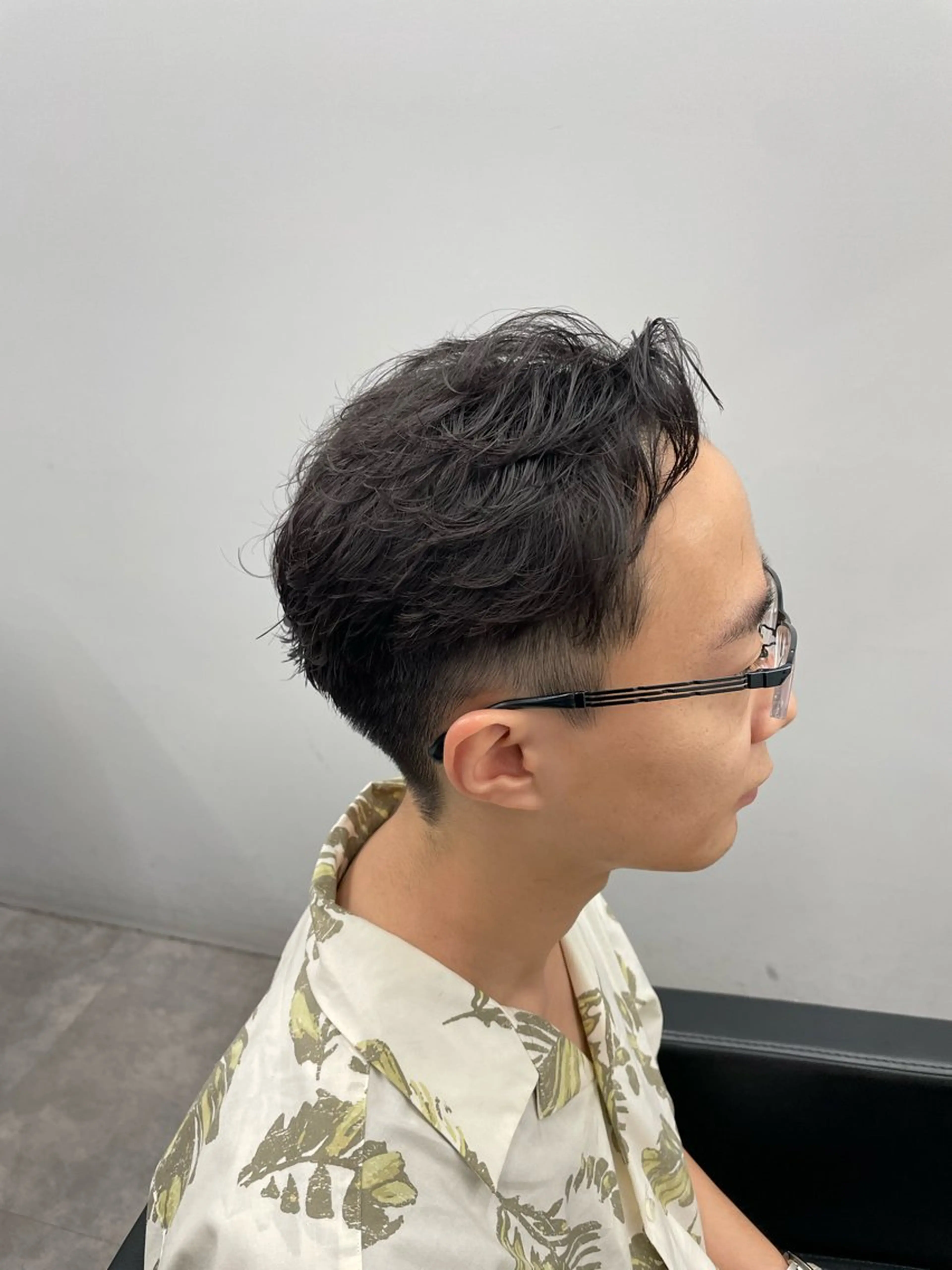 ショート パーマ メンズ カット パーマ 社会人向けパーマ 北千住No.1林和輝のヘアスタイル