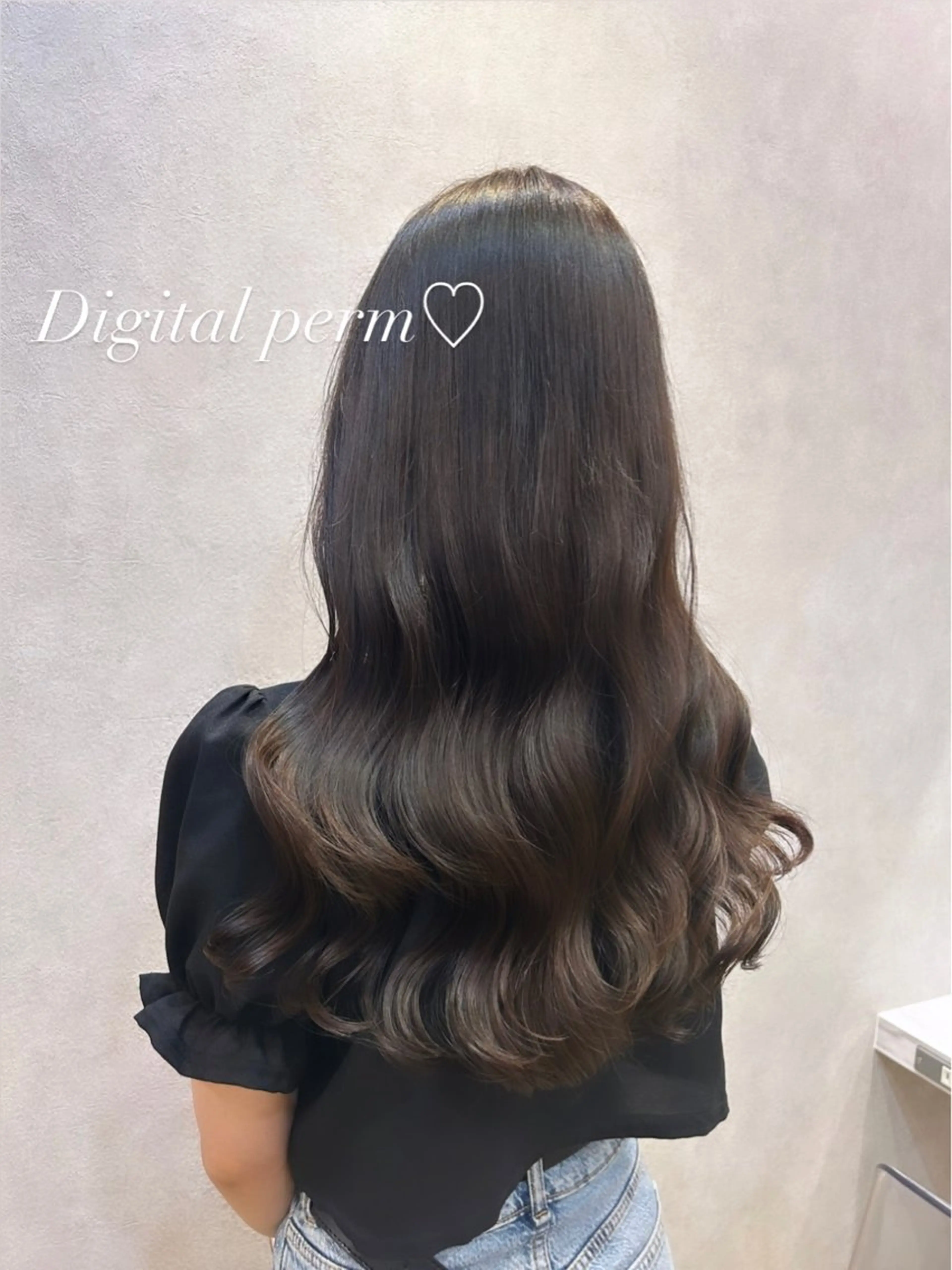 ロング カラー パーマ 韓国風ヘア カット ヘアカラー トリートメント SALOWIN銀座一丁目suite店所属・🩷韓国ヘア/ヨシン モリ🩷Maikaのヘアスタイル