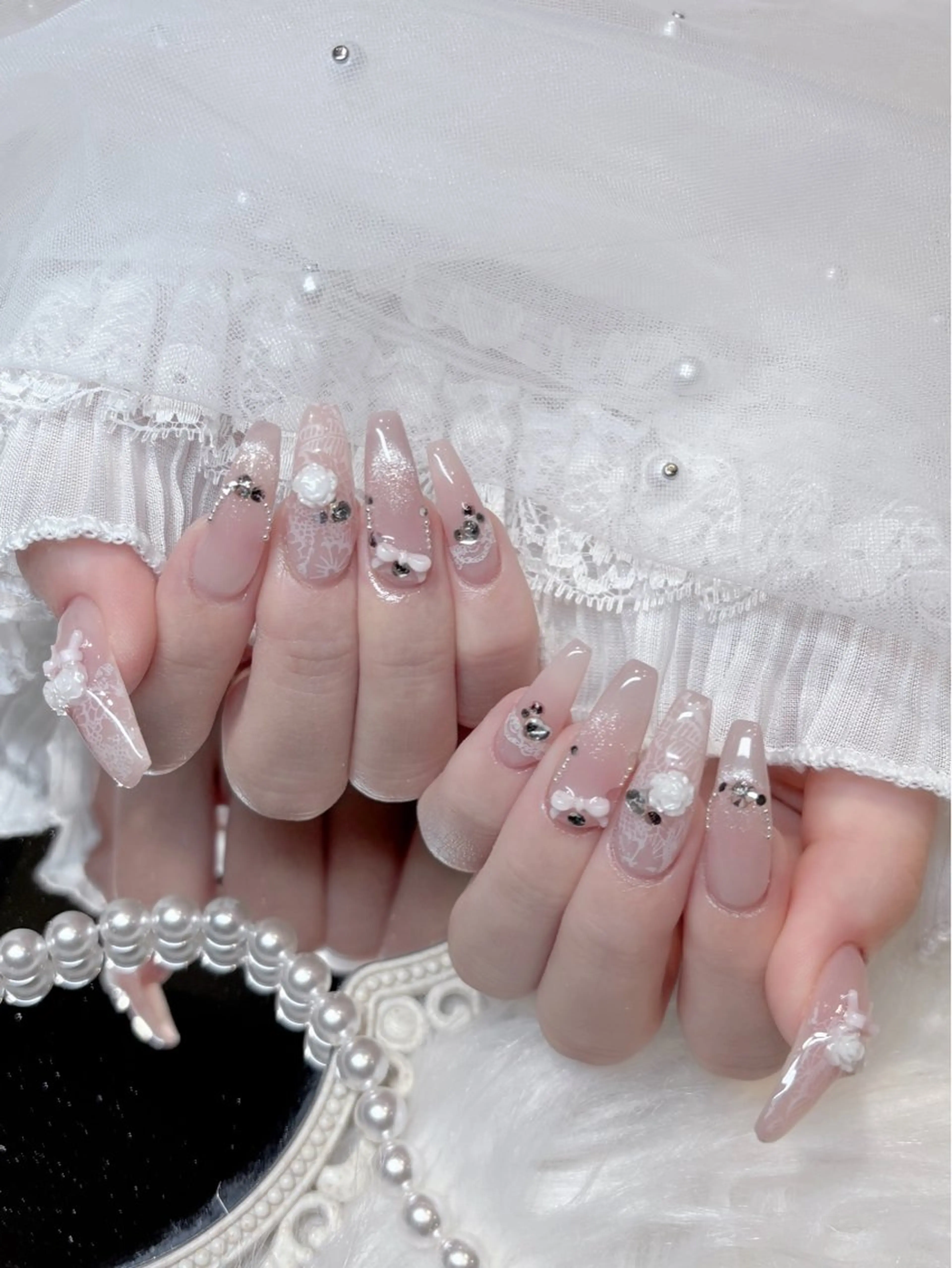 4/30 15:00～‎🩵社内検定モデル様限定‎🩵10本アート付け放題‎【オフ・ケア込】⚠️注意事項、規定ありの写真