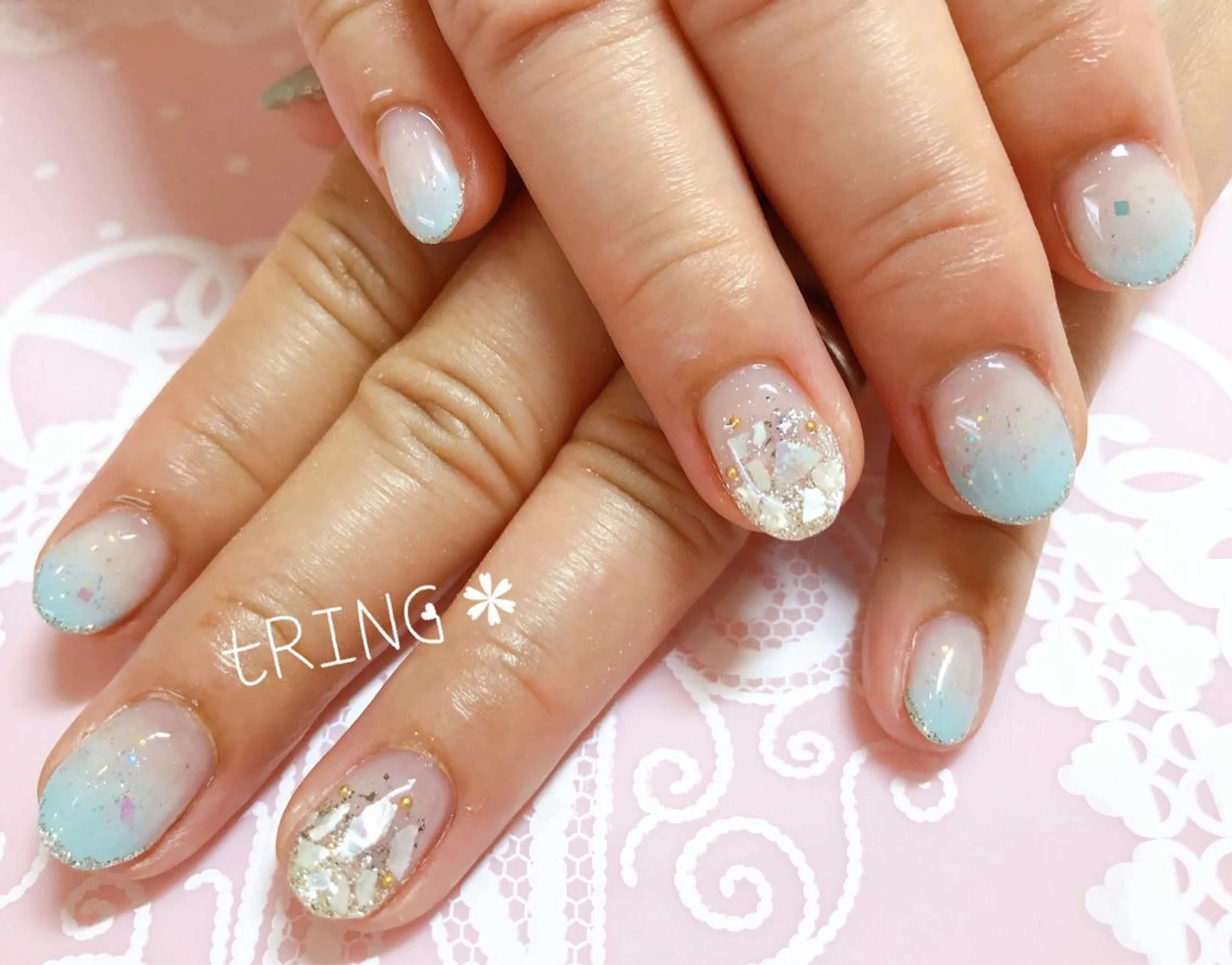 ネイル ハンドネイル tRING＊ しいの木台のネイルデザイン