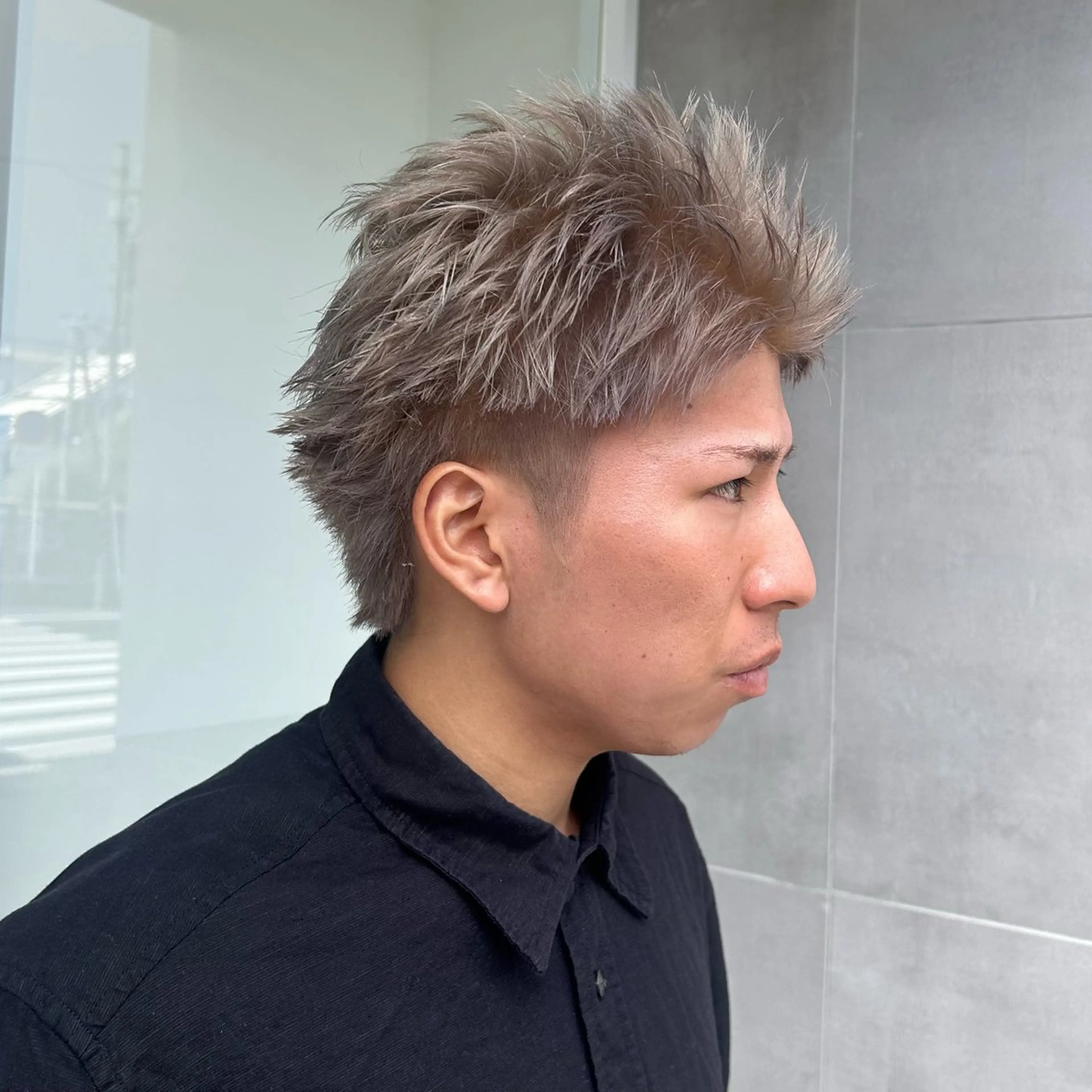 メンズ 韓国メンズ特化 パーマSatskiのヘアスタイル