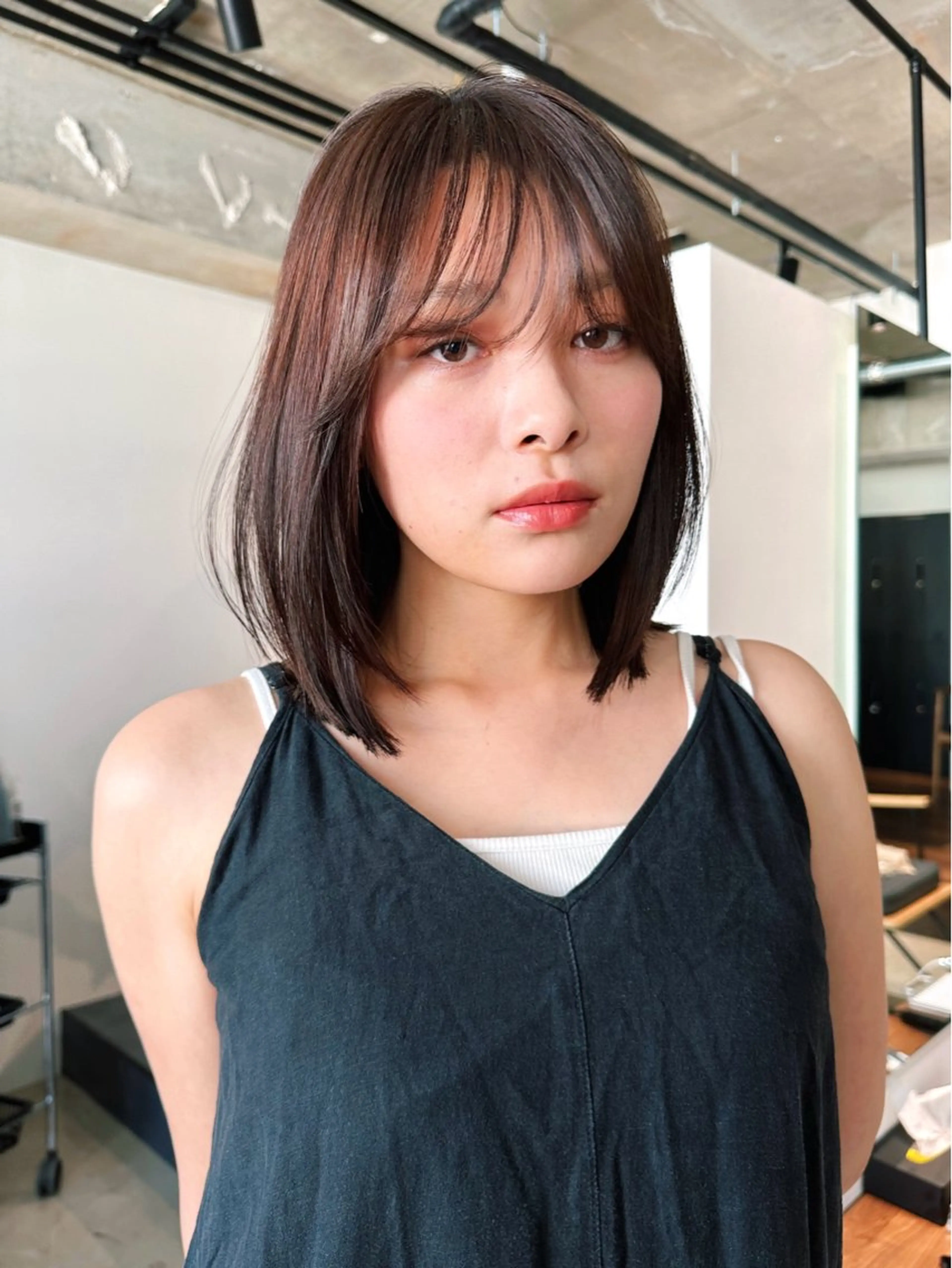 ショート カラー パーマ kazuki【顔周り ×レイヤーカット】のヘアスタイル