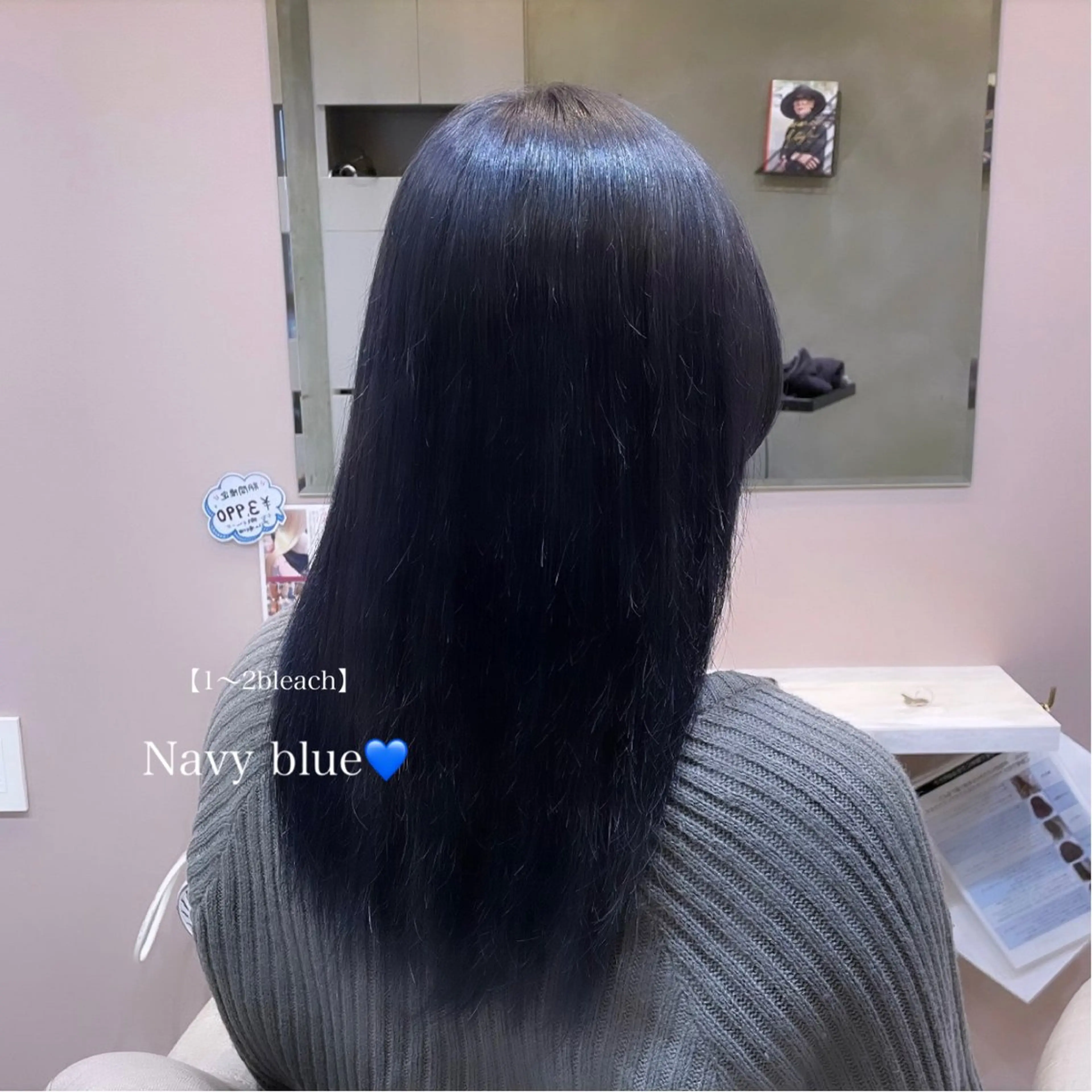 ミディアム カラー ブルーカラー ラベンダーカラー ヘアカラー 💖似合わせカラー / Rion💖のヘアスタイル