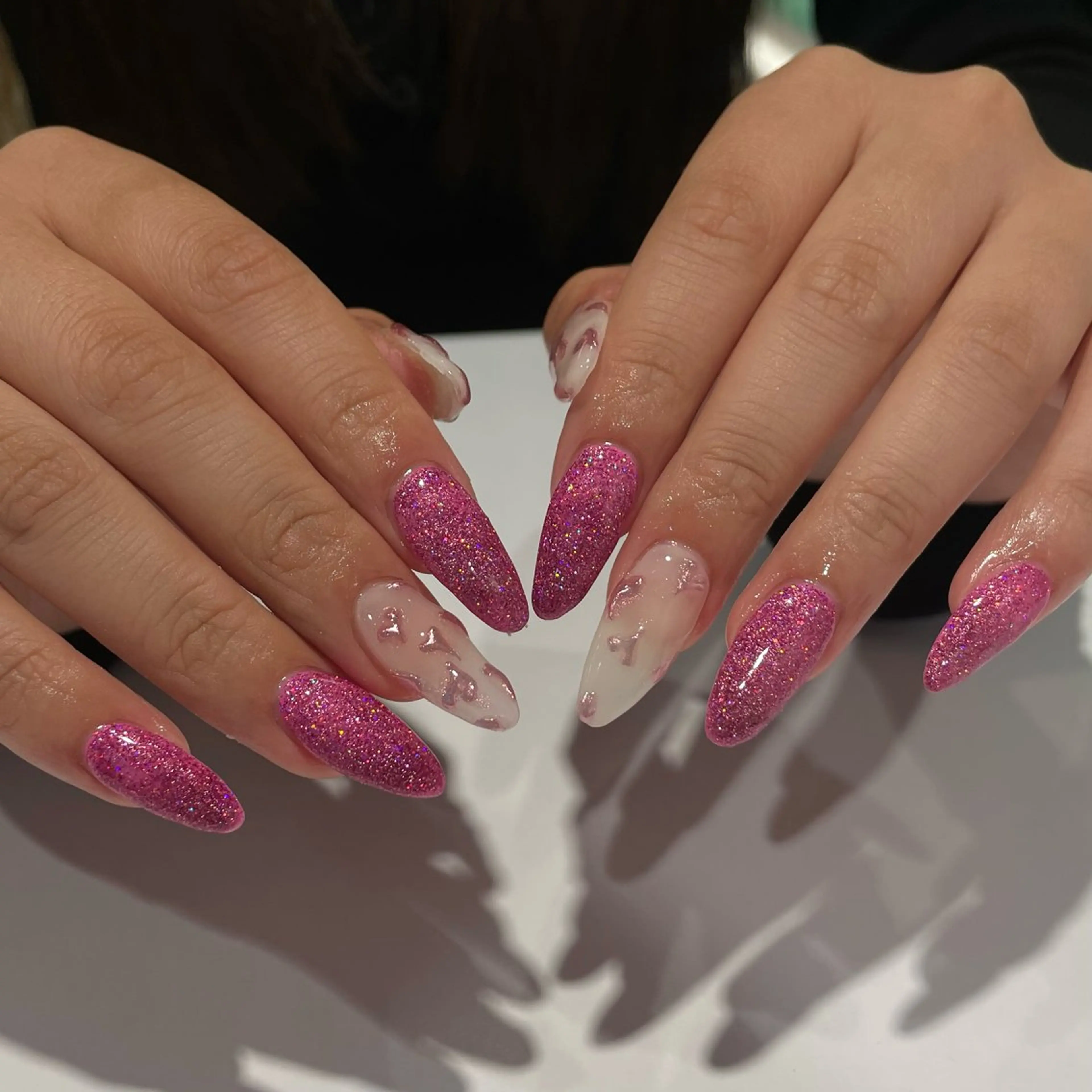 ネイル クルミ/ 💕ワンホンネイルのネイルデザイン