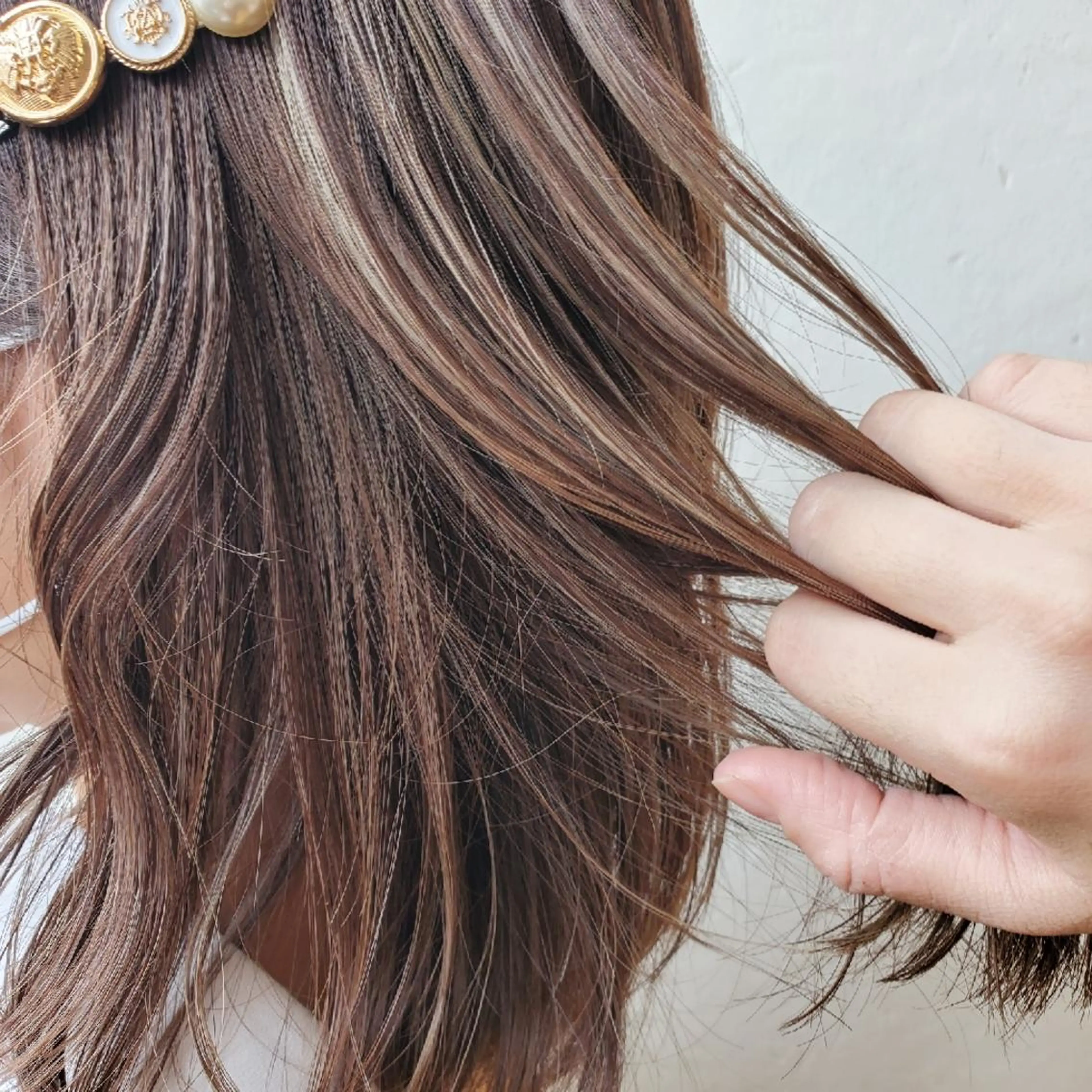 カラー ばんの かすみのヘアスタイル