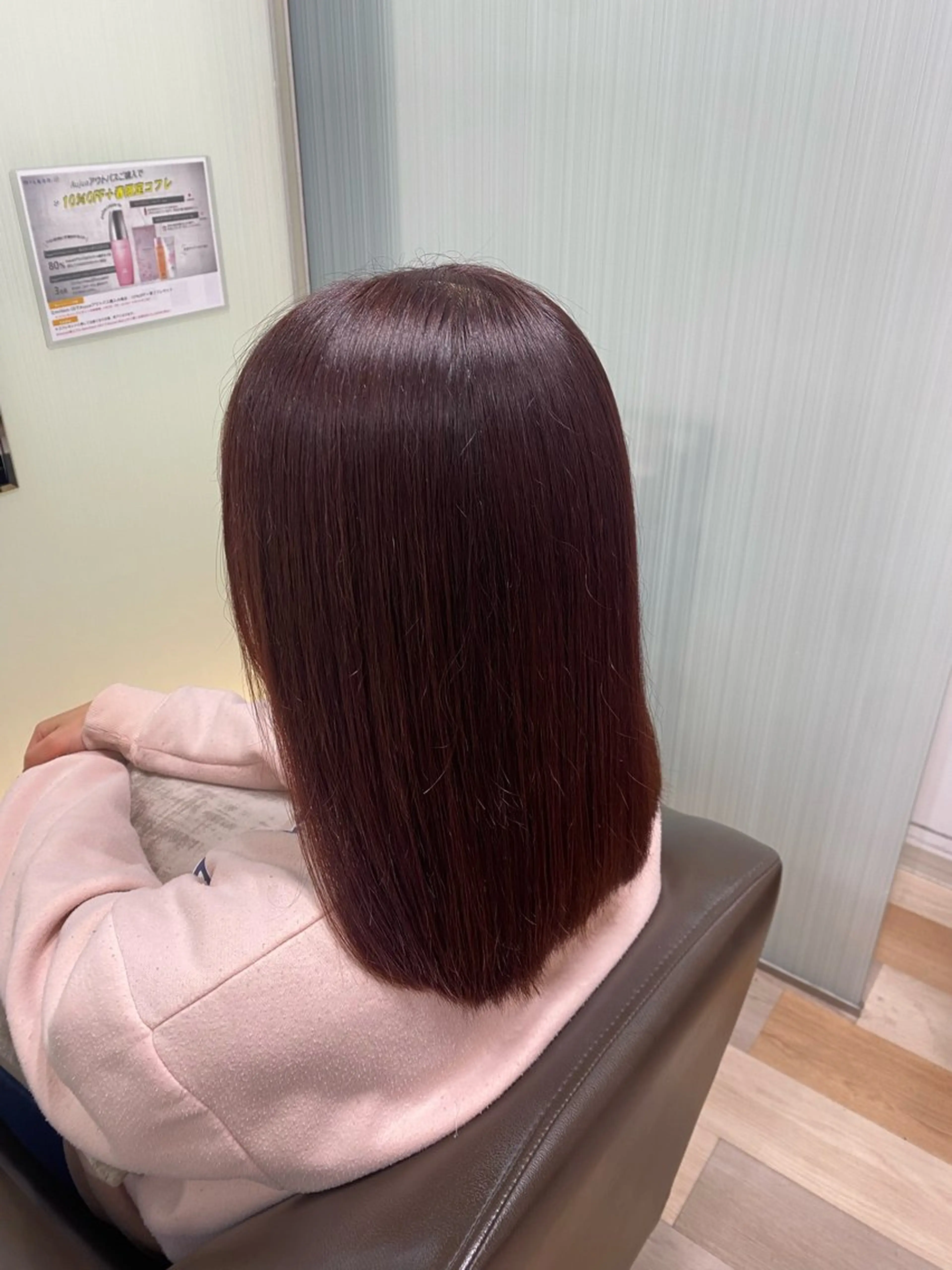 ミディアム カラー ブラウンカラー カラー/カットモデル 東 ゆきののヘアスタイル