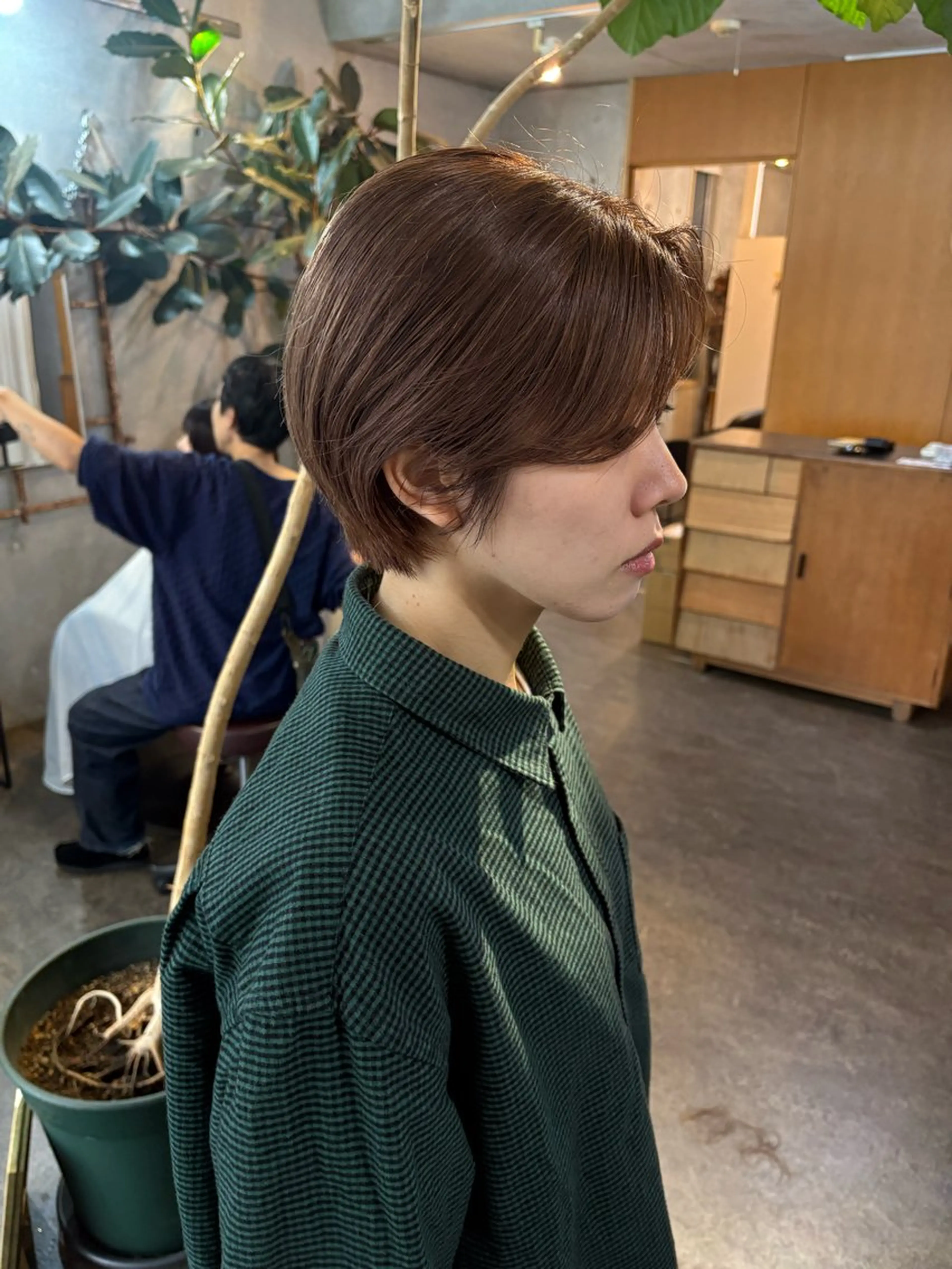 ショート カット ヘアカラー モリモト サナのヘアスタイル