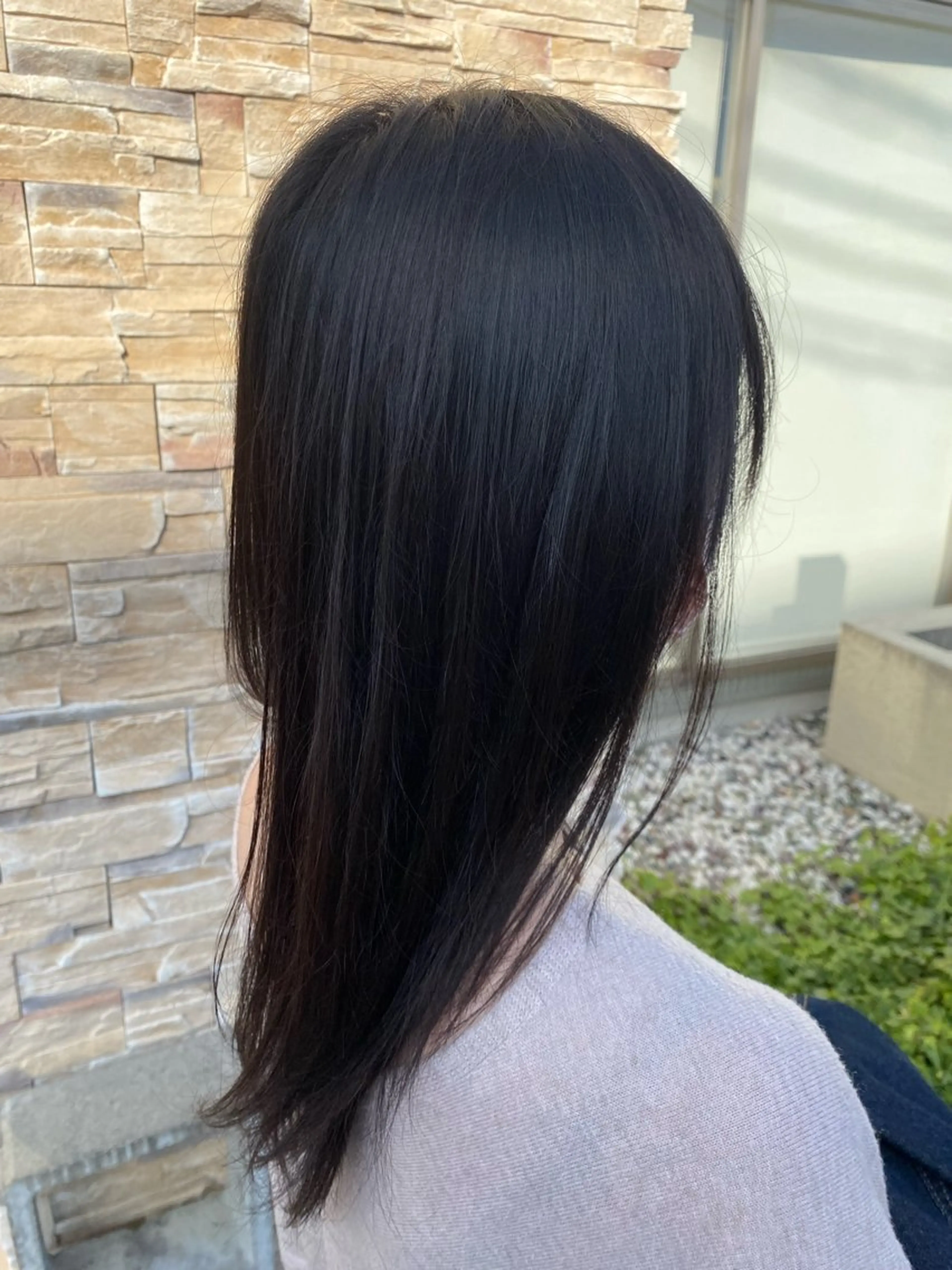 ロング カラー 諸岡 玲のヘアスタイル