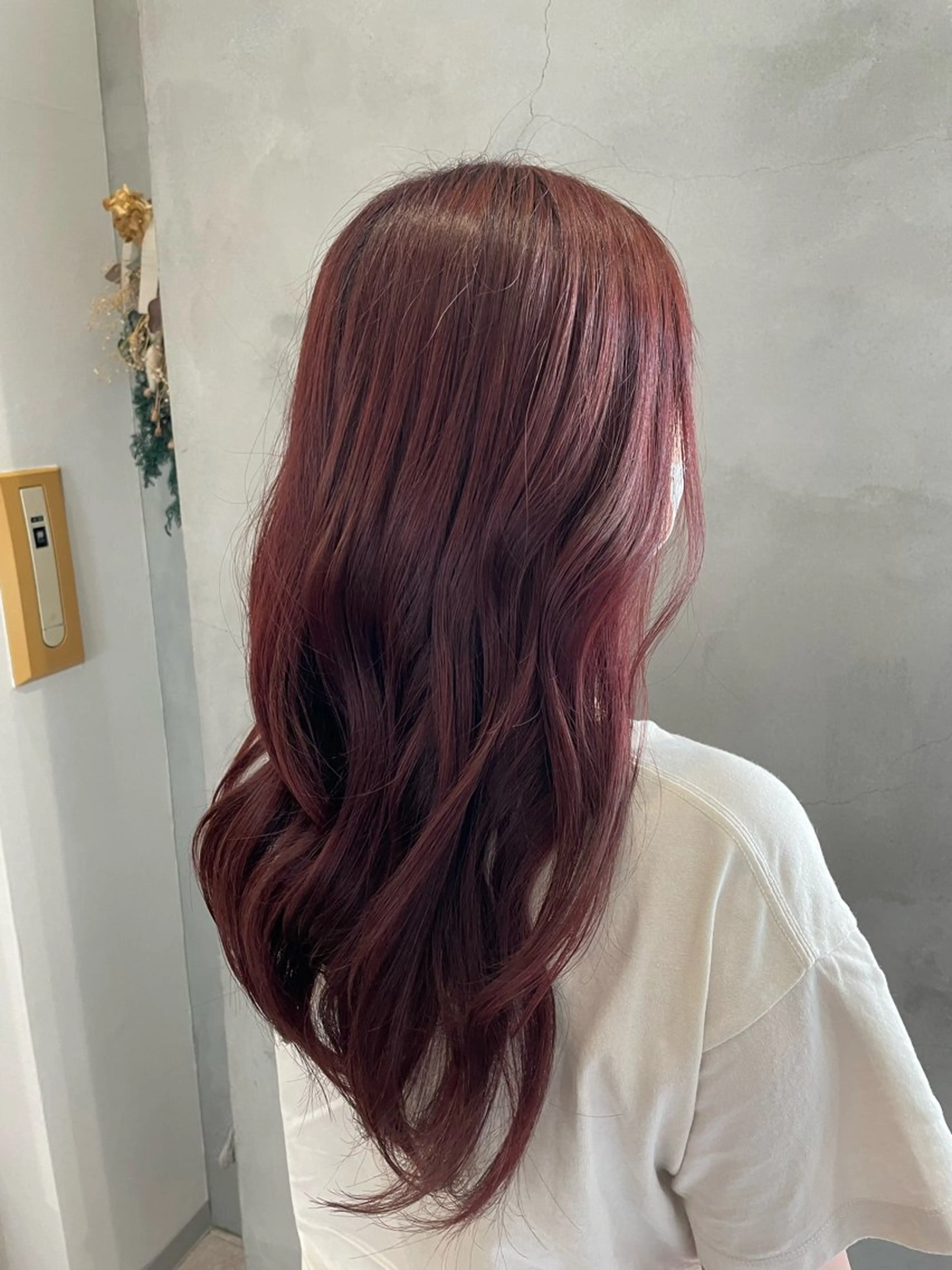 カラー ピンクカラー ヘアカラー amu_amu.所属・井上 嘉名のヘアスタイル