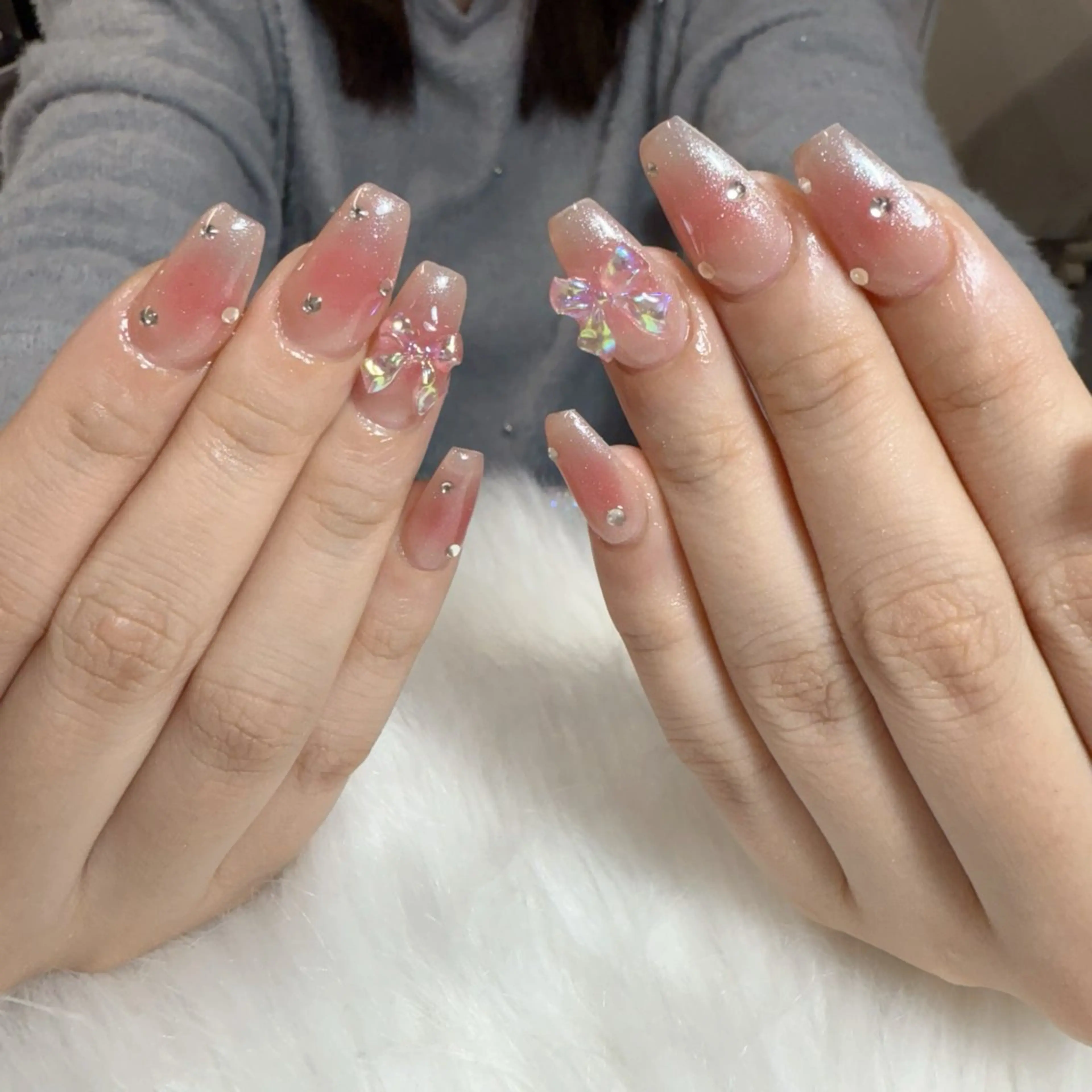 ネイル ハンドネイル 🍄Rina🍄 韓国風ネイルのネイルデザイン