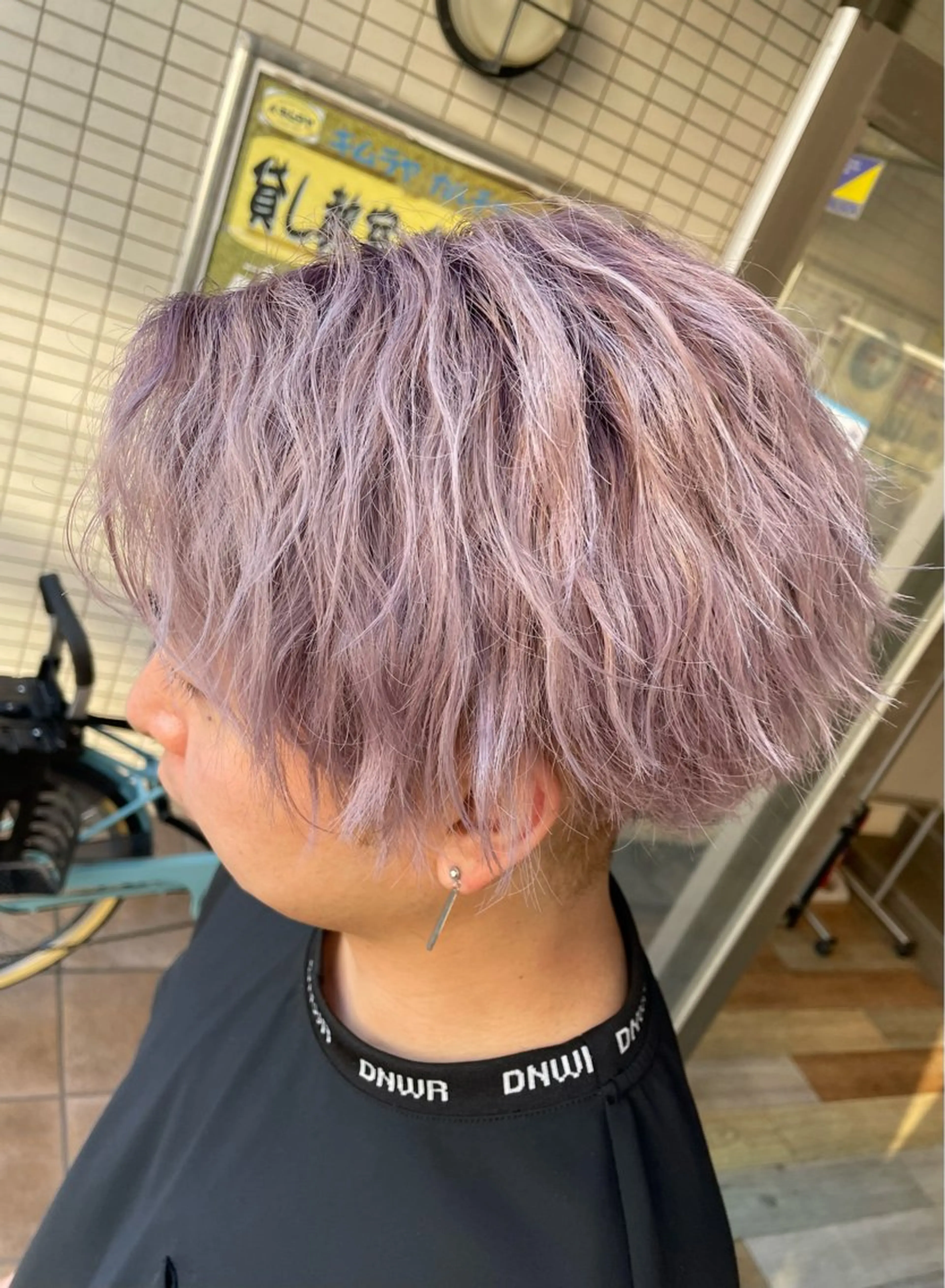 カラー メンズ メンズカット ボブ/米崎駿也のヘアスタイル