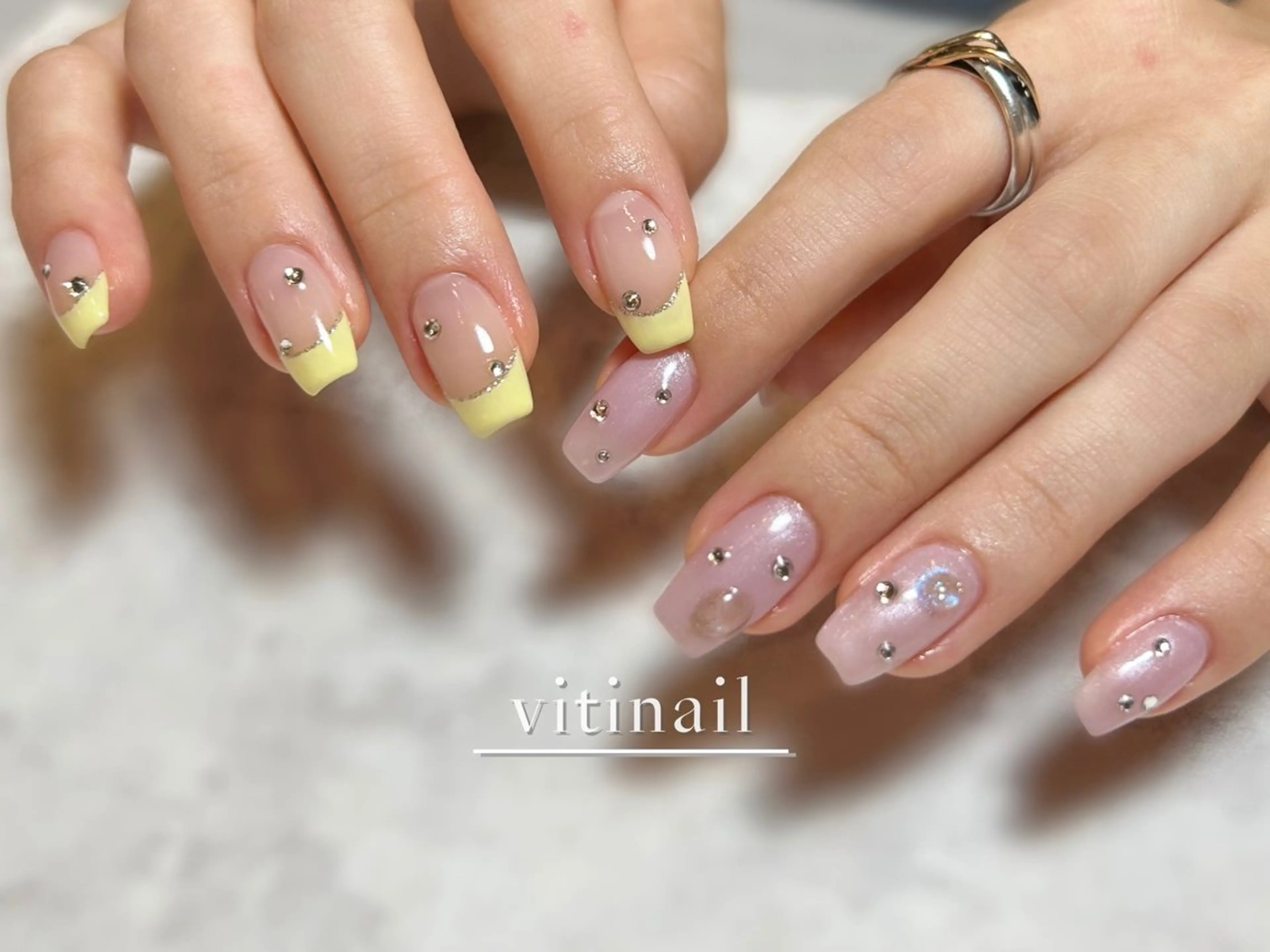 ネイル ハンドネイル vitinail所属・vitinail／ 𝘠𝘶𝘬𝘪.のネイルデザイン