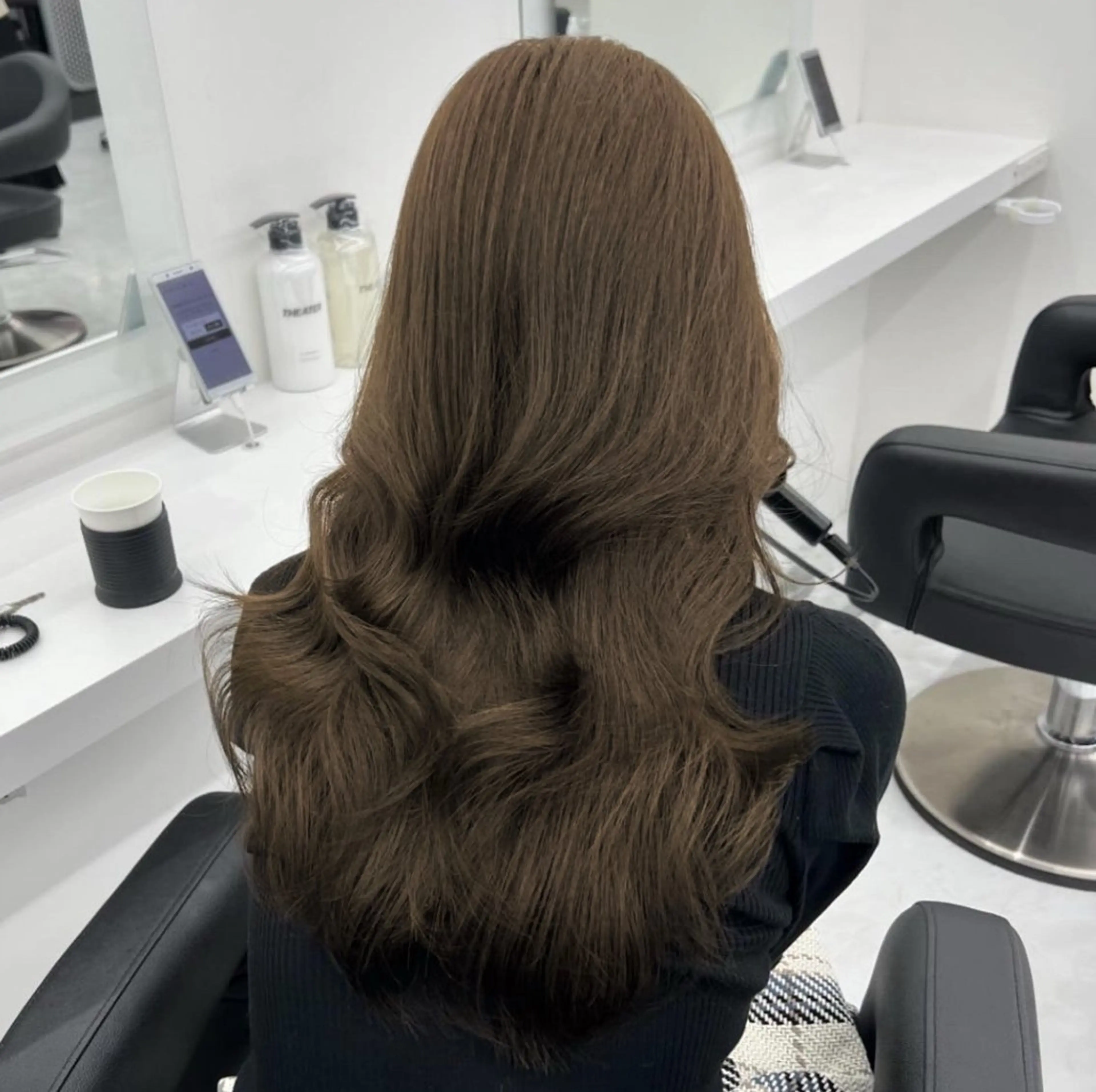 ロング カラー ヘアカラー ヘアセット 上品モテヘア🩶 karen🩶のヘアスタイル