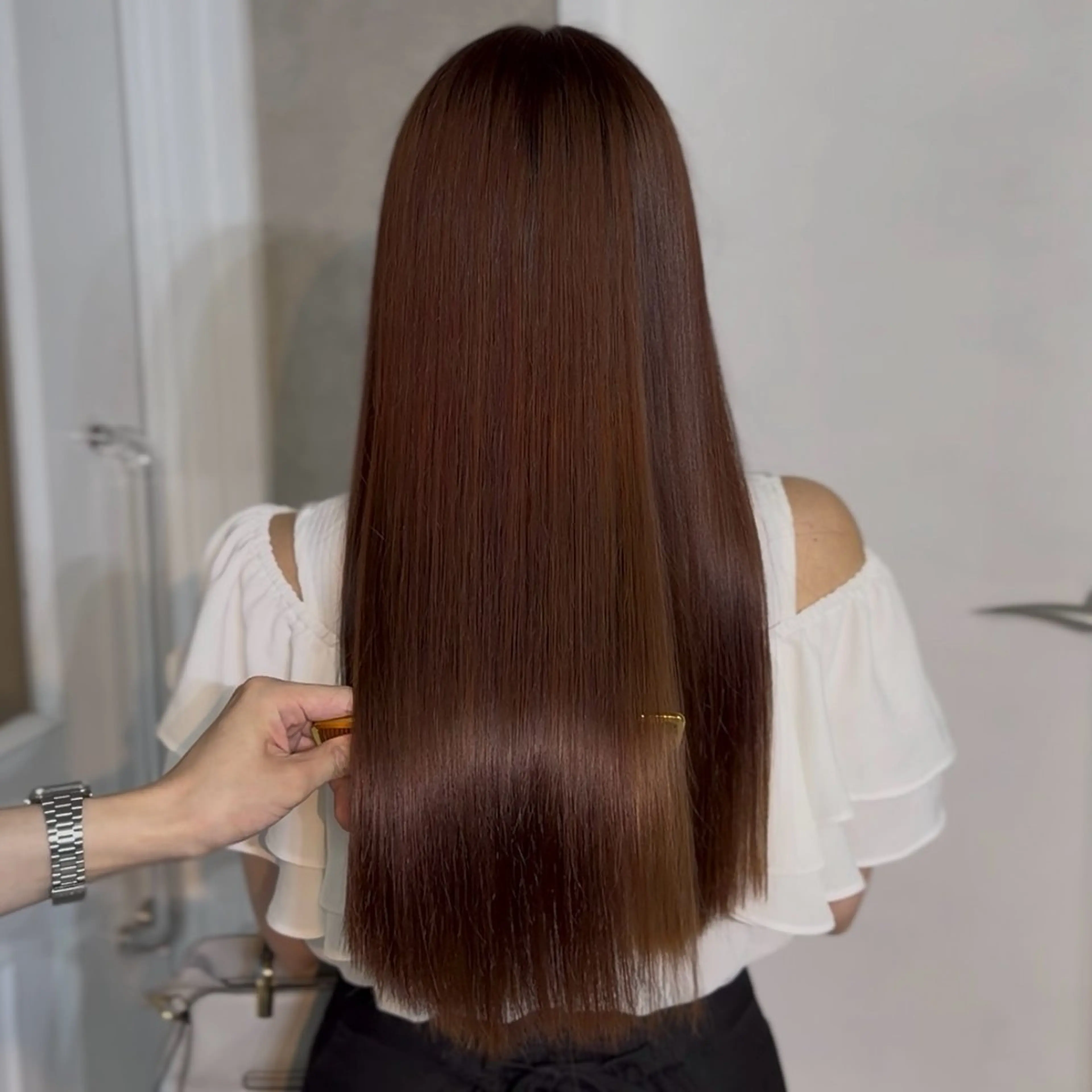 【💎透明感カラー💎】ワンカラー+バイカルテトリートメントの写真
