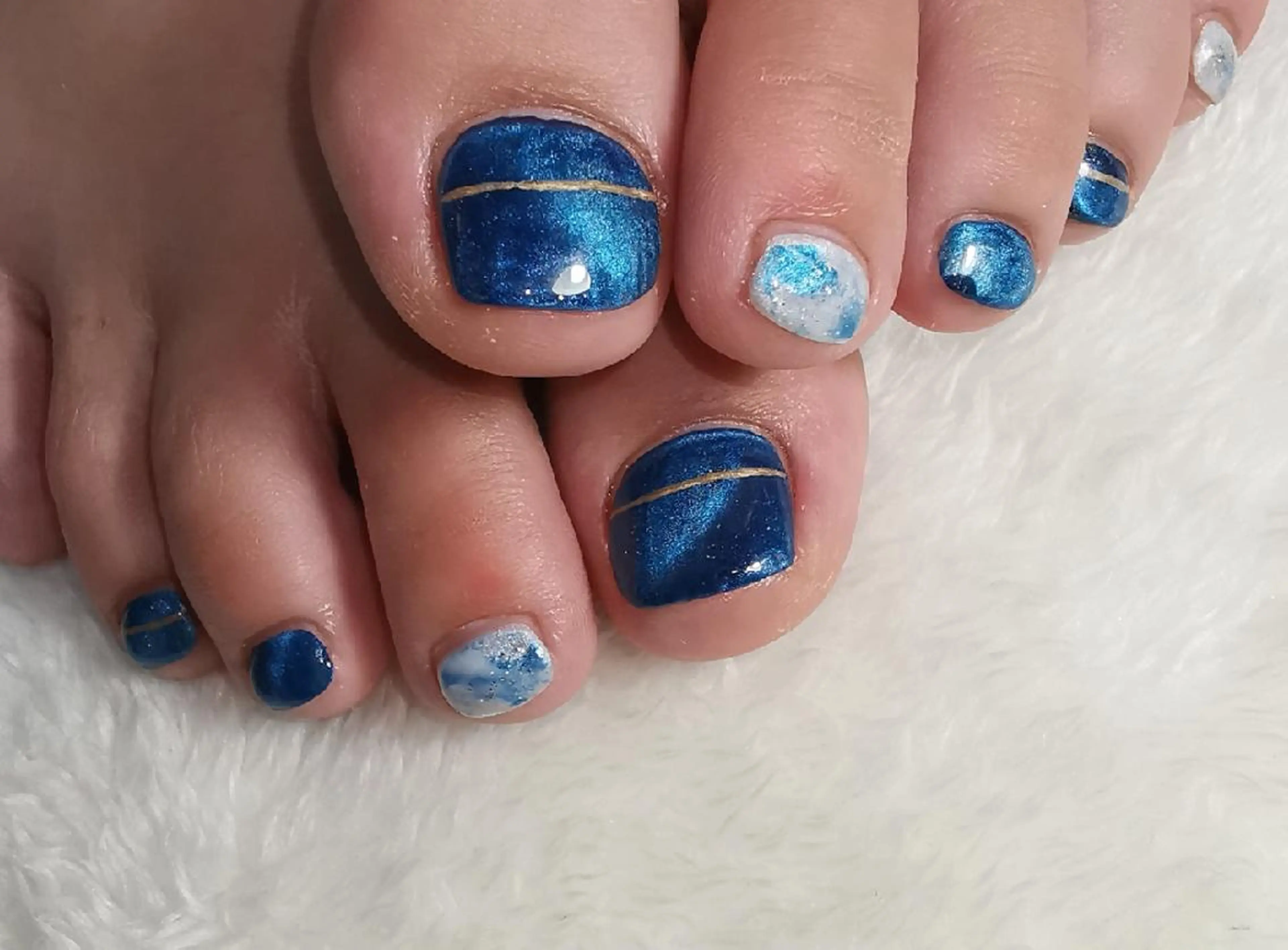 ネイル マグネットネイル フットネイル reve あやののネイルデザイン