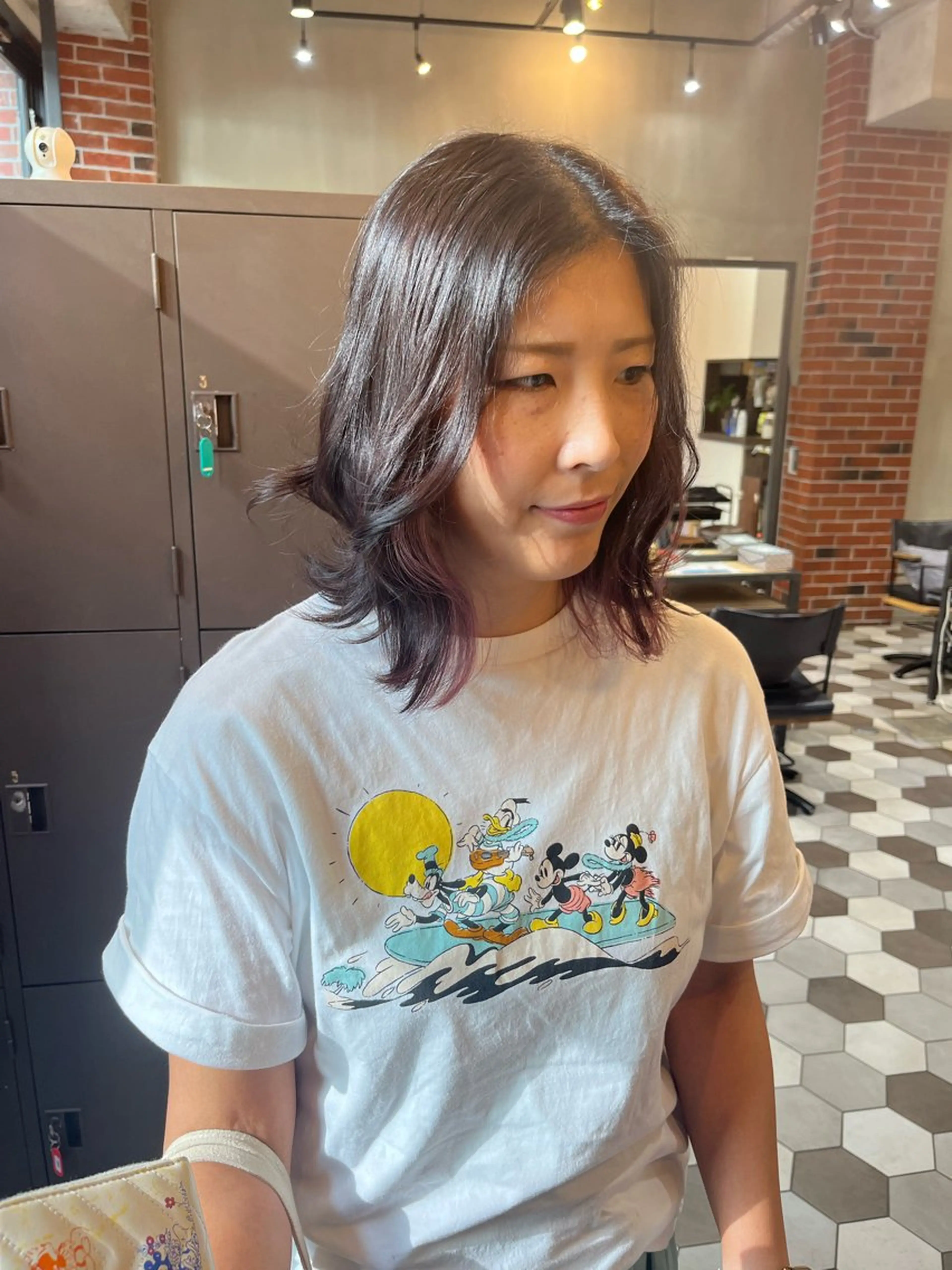 カラー 似合わせ顔まわり カット💛森尾真由美のヘアスタイル