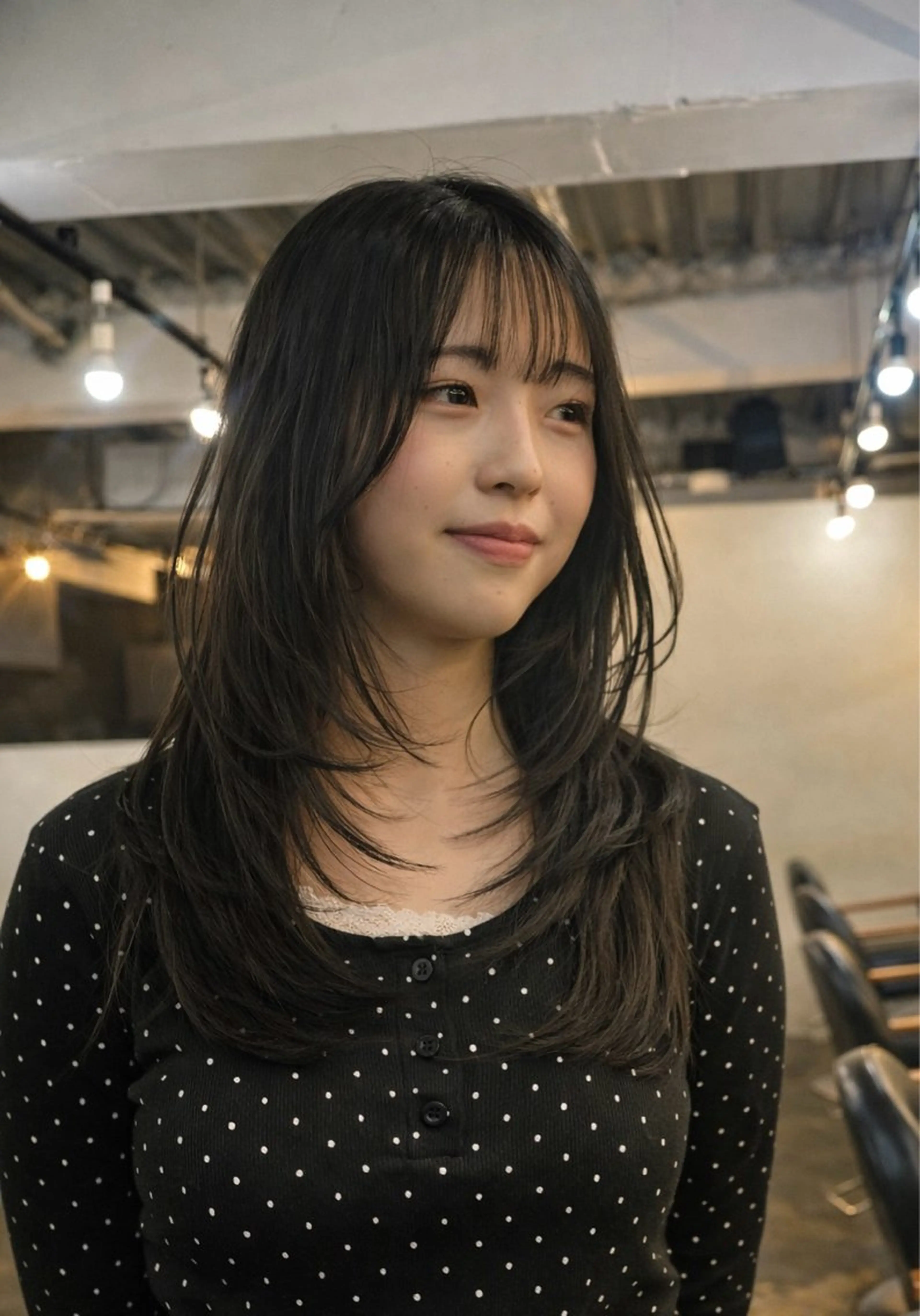 似合わせ韓国風レイヤーカット¥4400→¥4000の写真