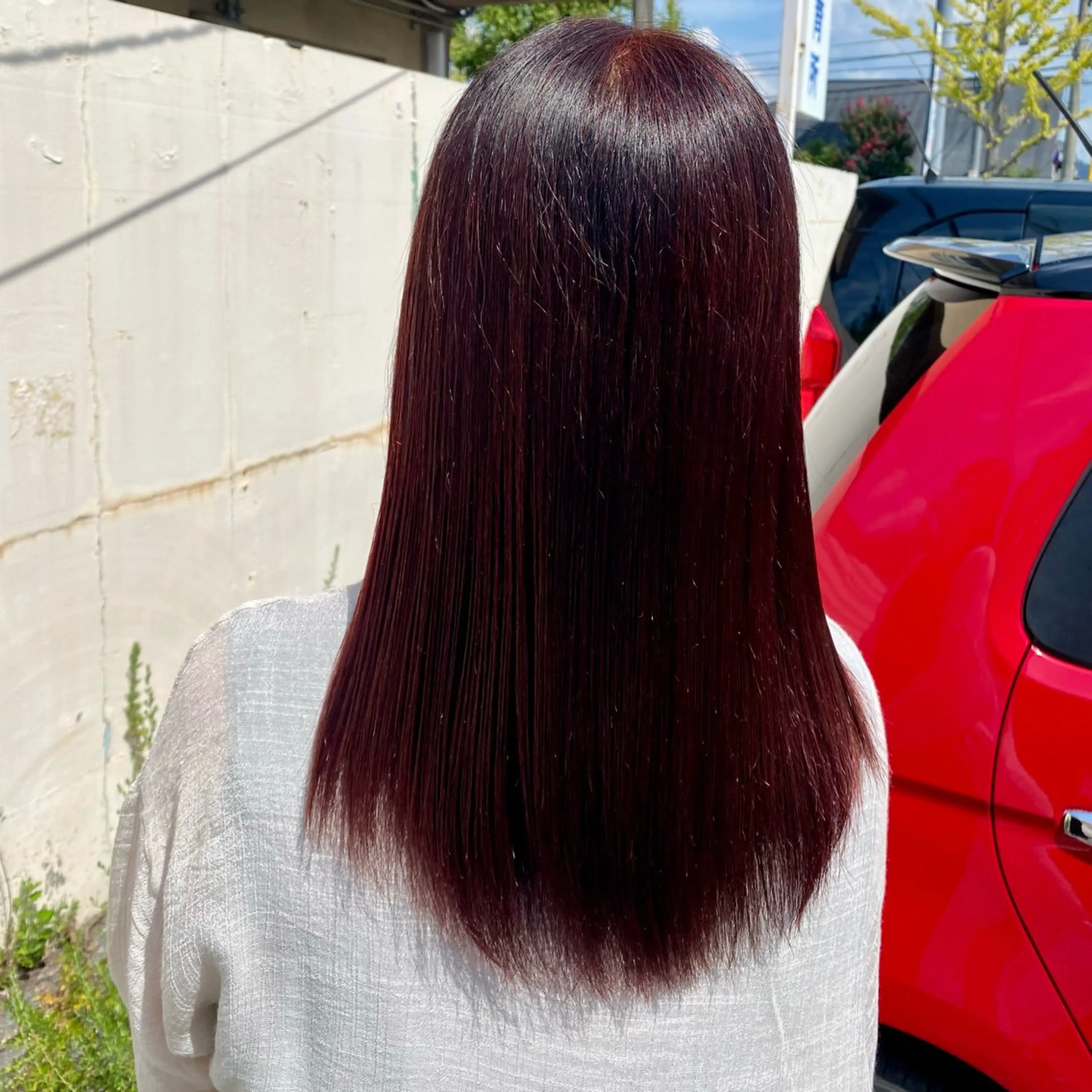 ロング カラー 惣木 菜穂のヘアスタイル