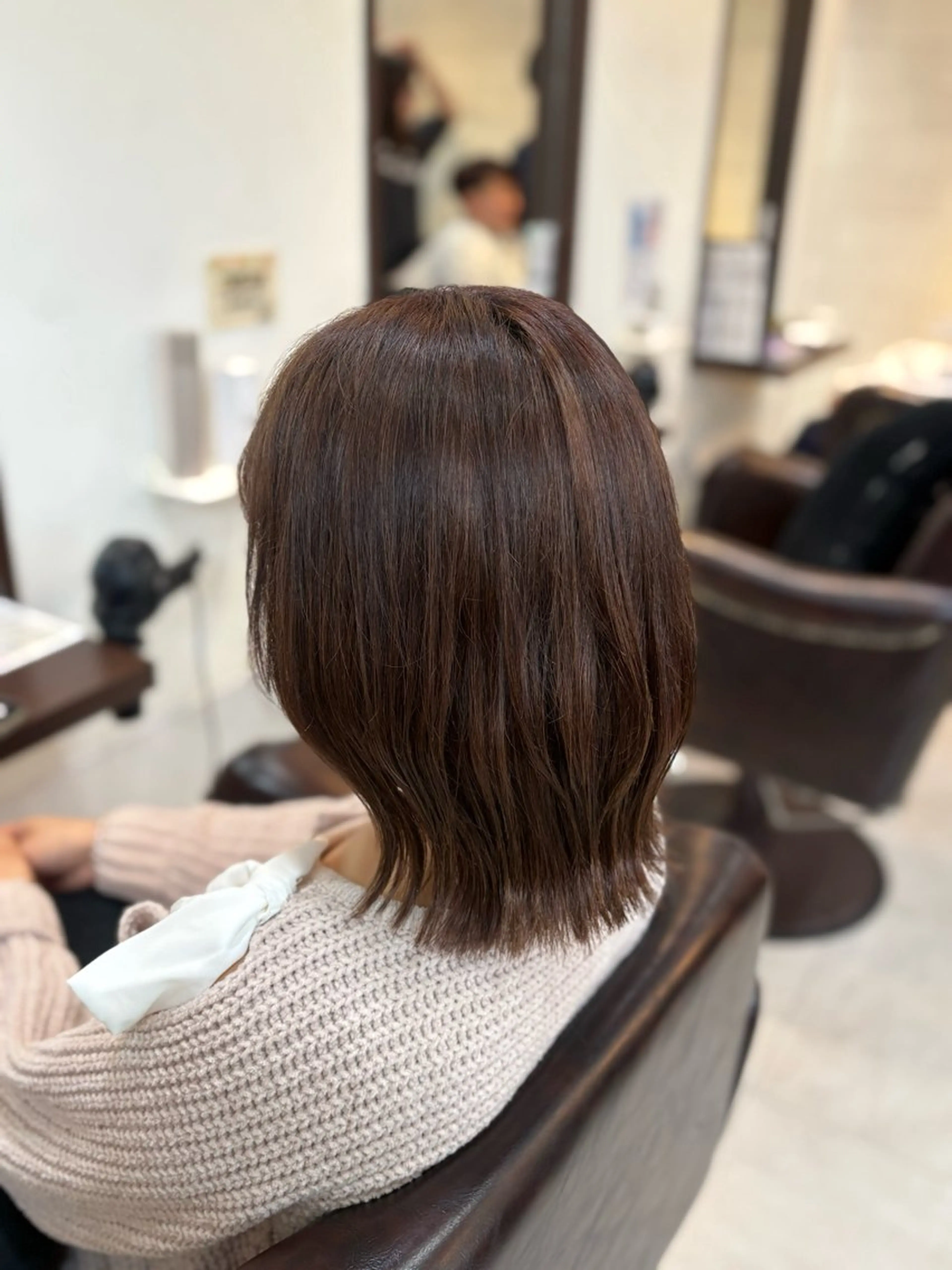 カラー ブラウンカラー 透明感カラー ヘアカラー AIRI /  eachのヘアスタイル