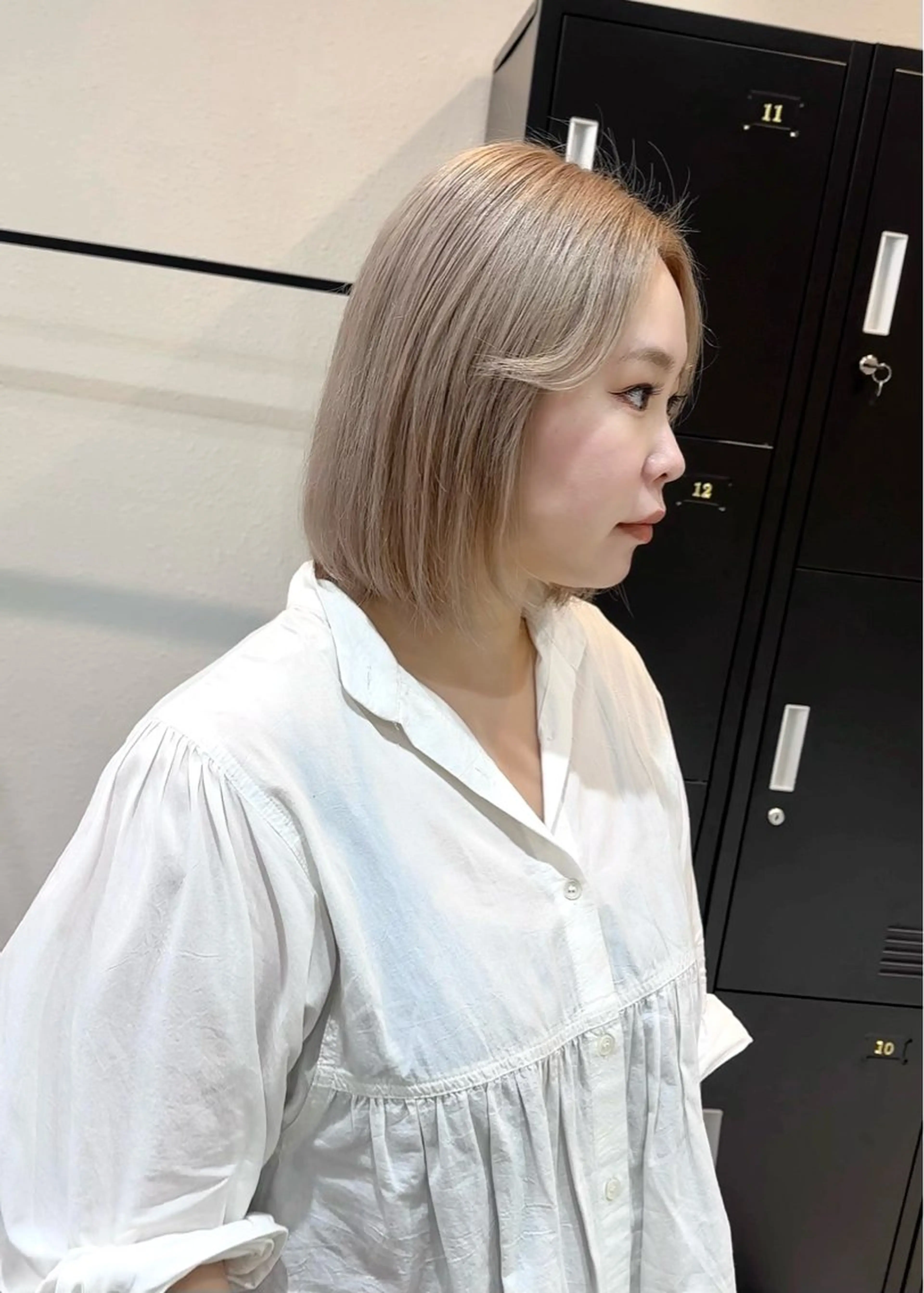 ミディアム カラー etore 矢場町 南沙希のヘアスタイル