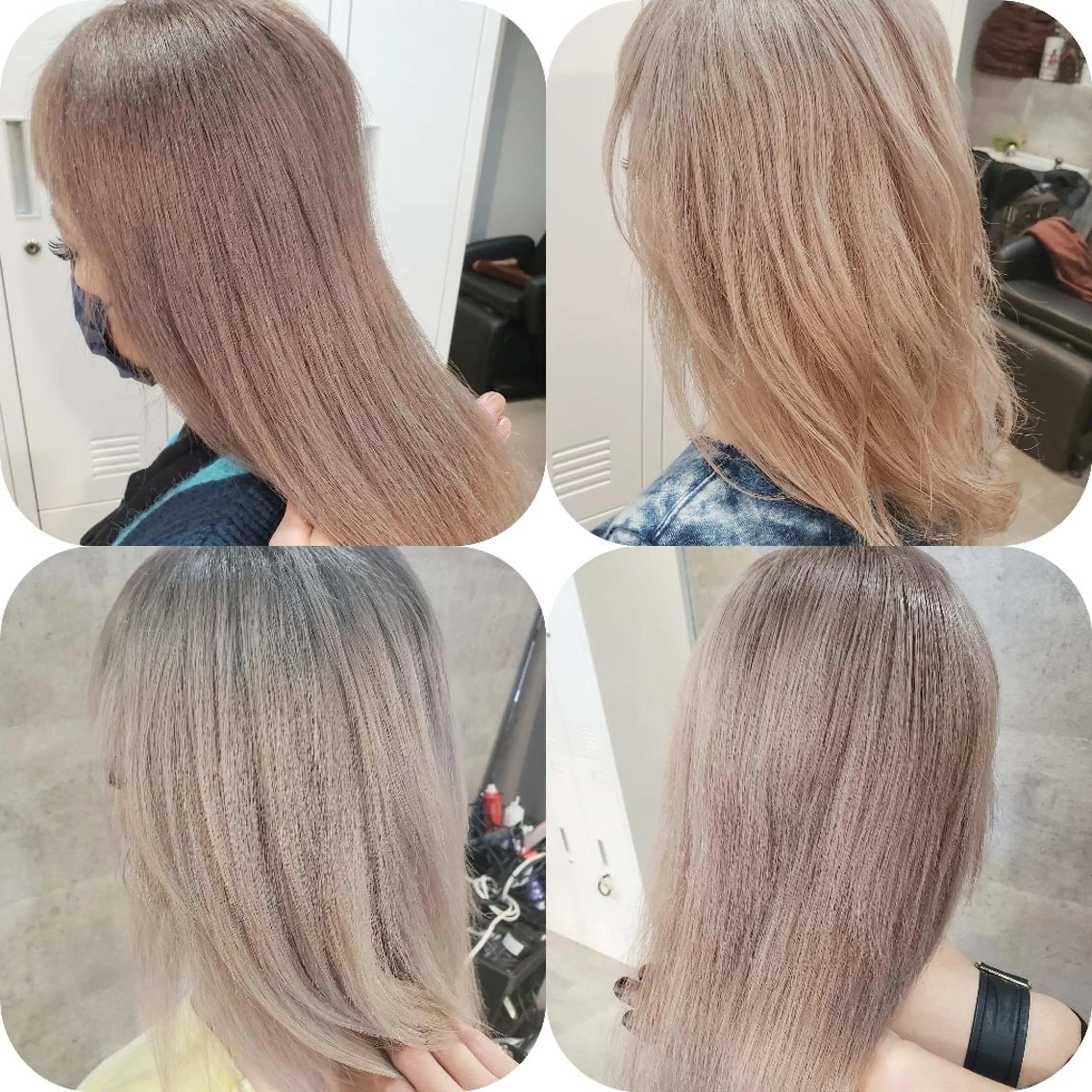 ミディアム カラー ハイトーンカラー カット ヘアカラー トリートメント Oli所属・ミルクティー特化 🌈島内　琢真🌈のヘアスタイル