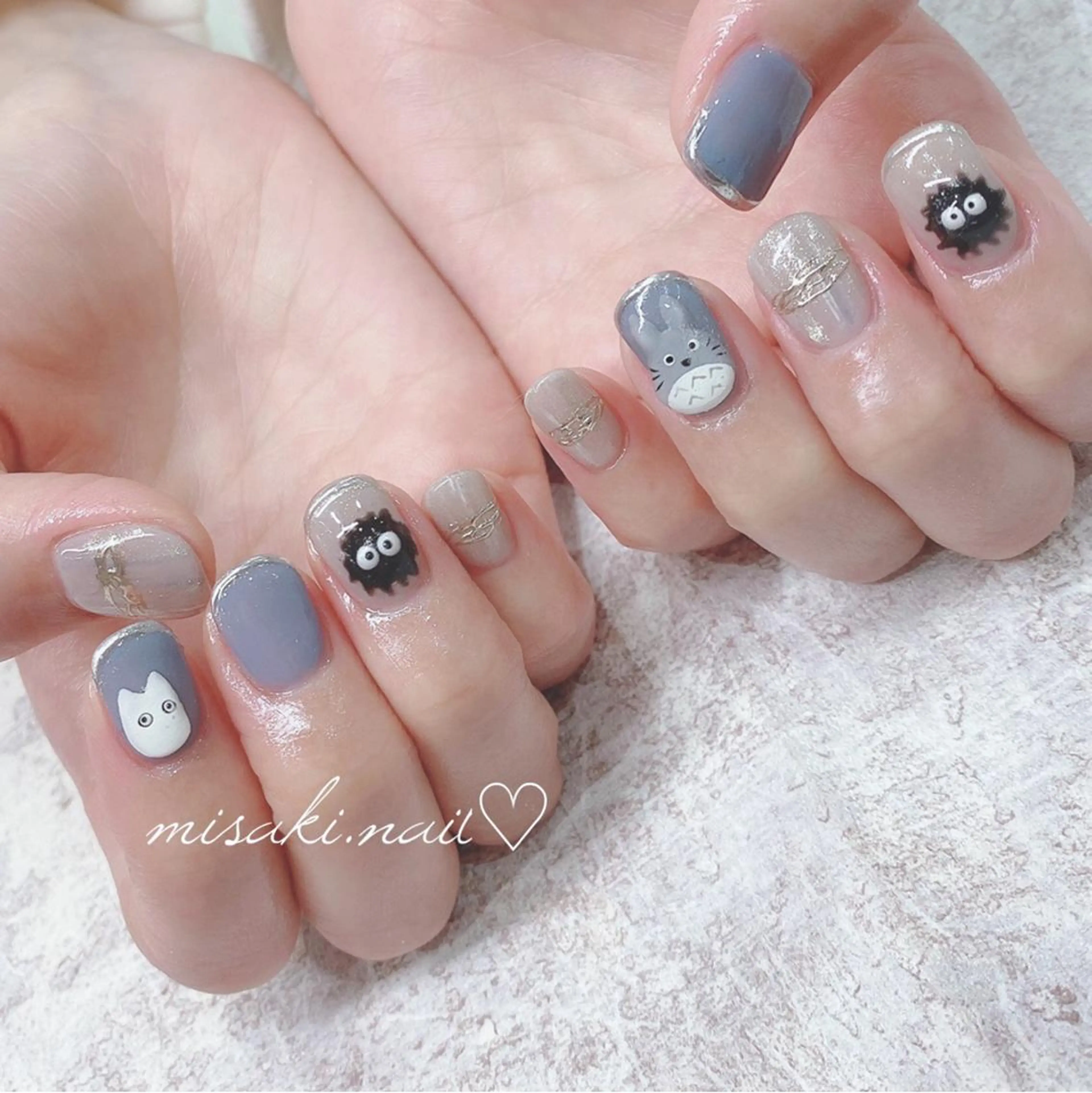 ネイル 韓国ネイル ワンホンネイル ハンドネイル nailsalon miinailsのネイルデザイン