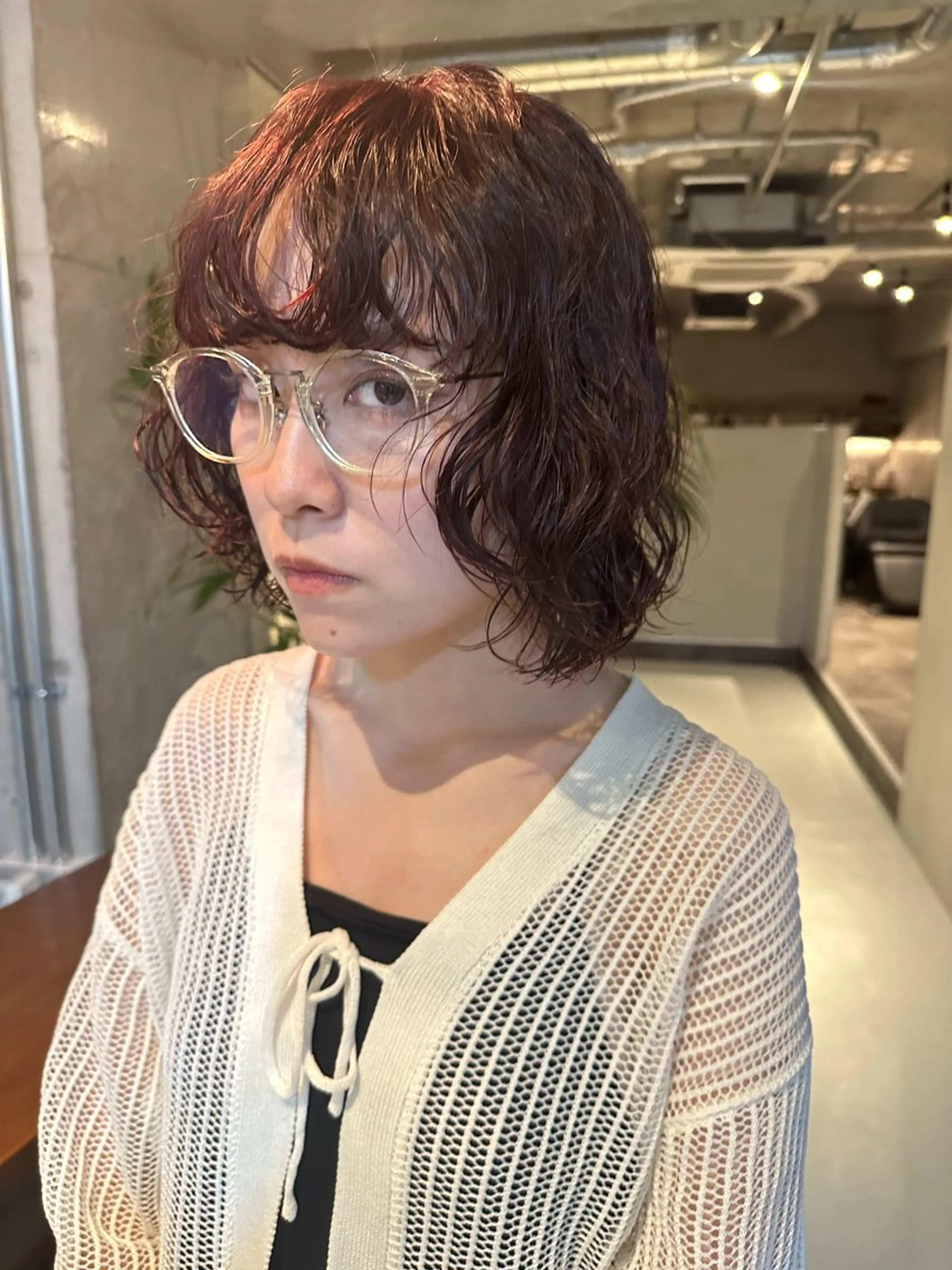 ショート カラー パーマ 斎藤祐樹 /レイヤー/パーマのヘアスタイル