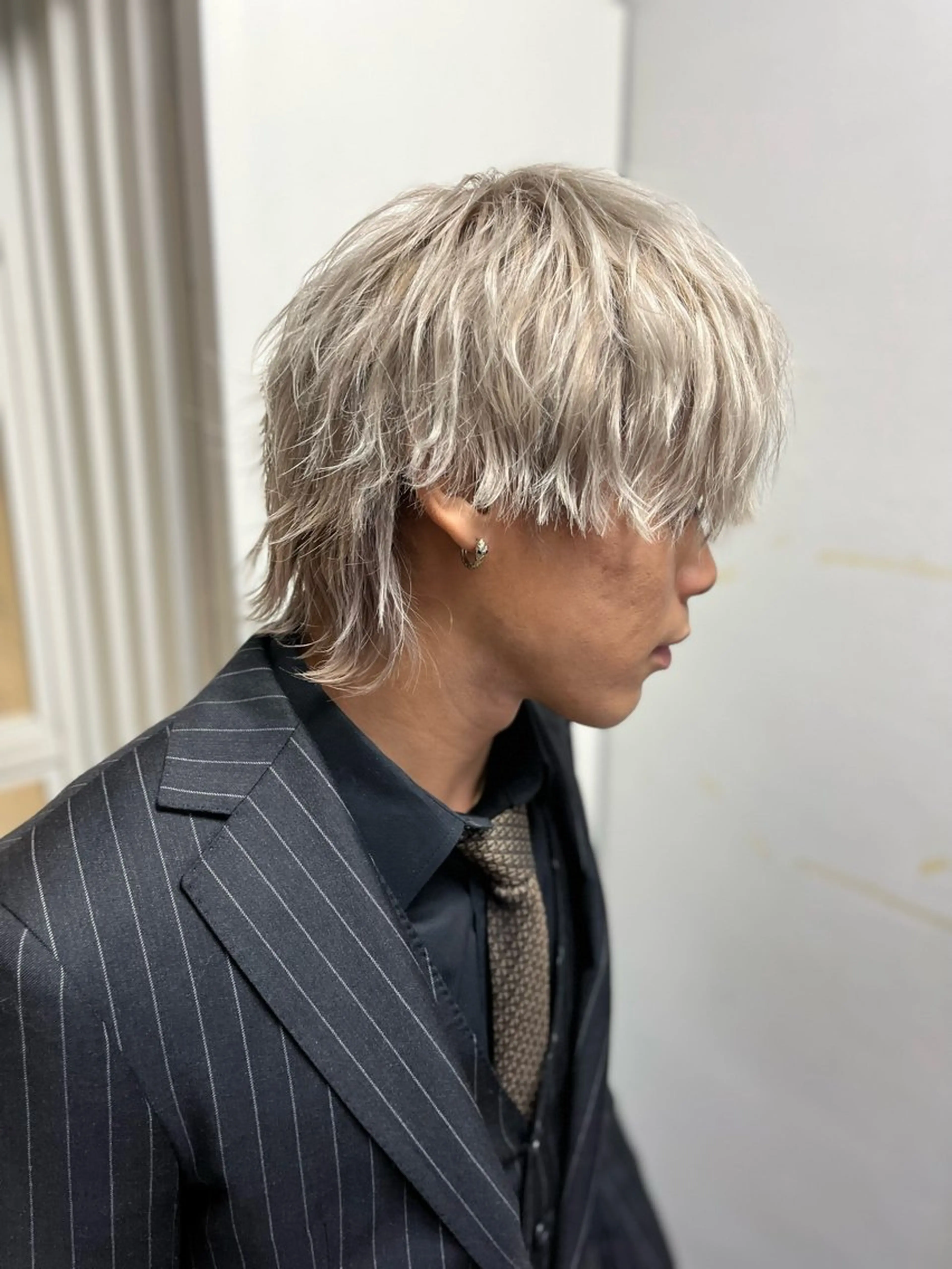 カラー メンズ メンズブリーチ ブリーチ 透明感カラー ダブルカラー 髪質改善 【ただの天才 🎨】のヘアスタイル