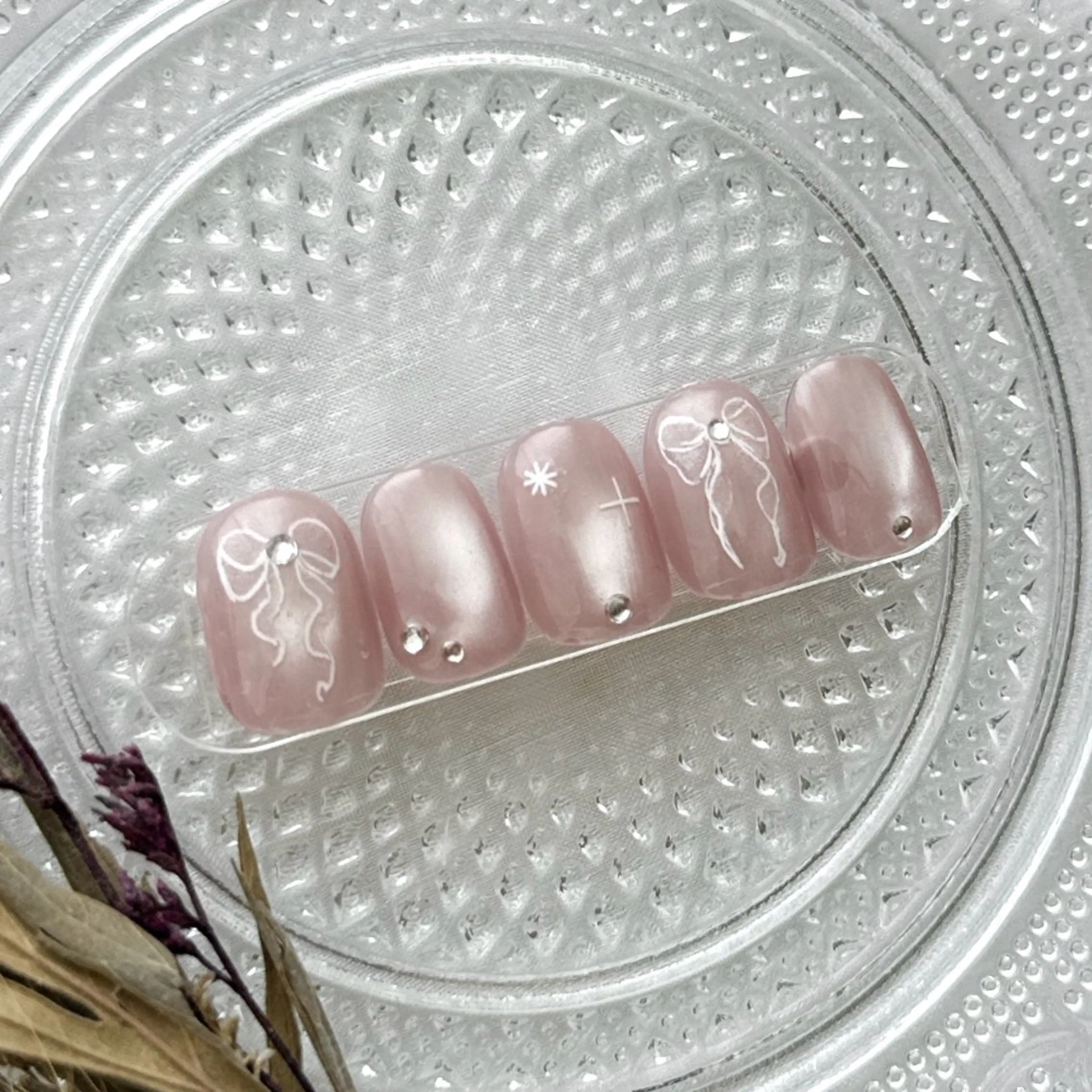 ネイル マグネットネイル ハンドネイル peaberry nailのネイルデザイン