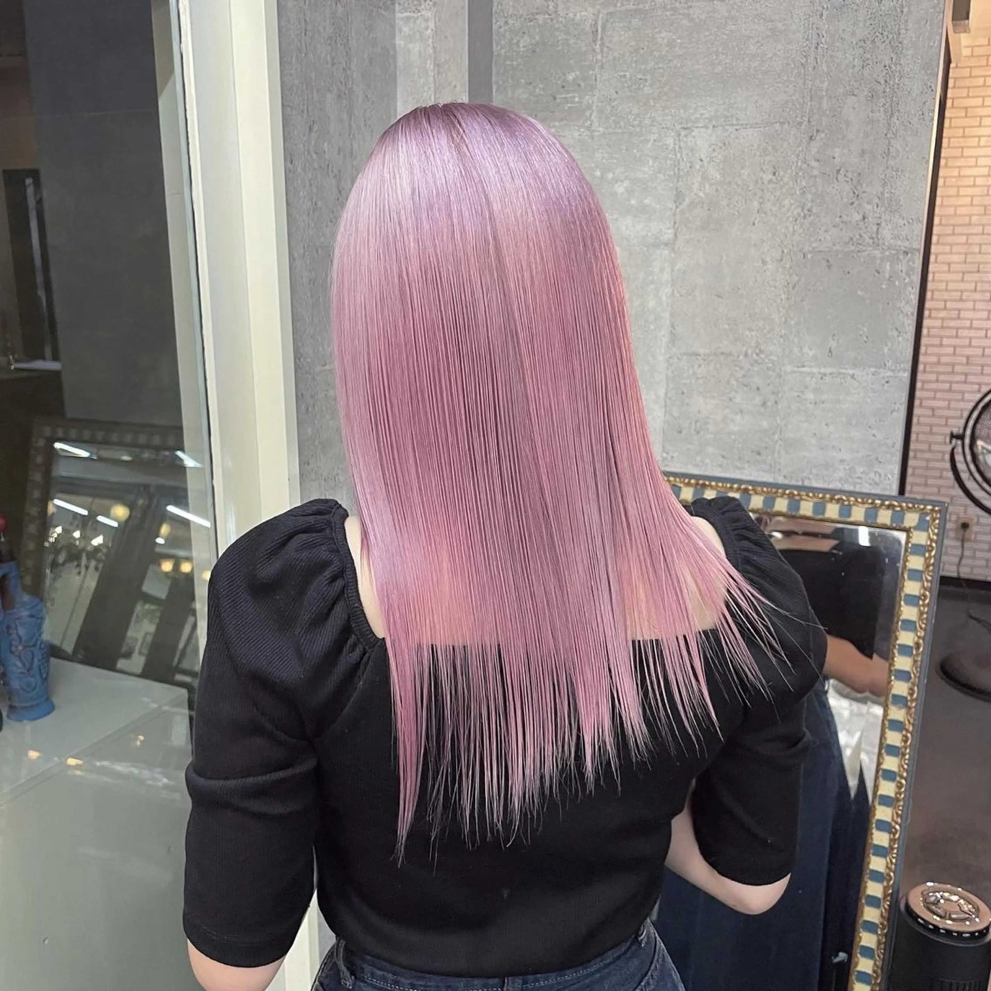 セミロング ヘアカラー 佐藤 香太のヘアスタイル