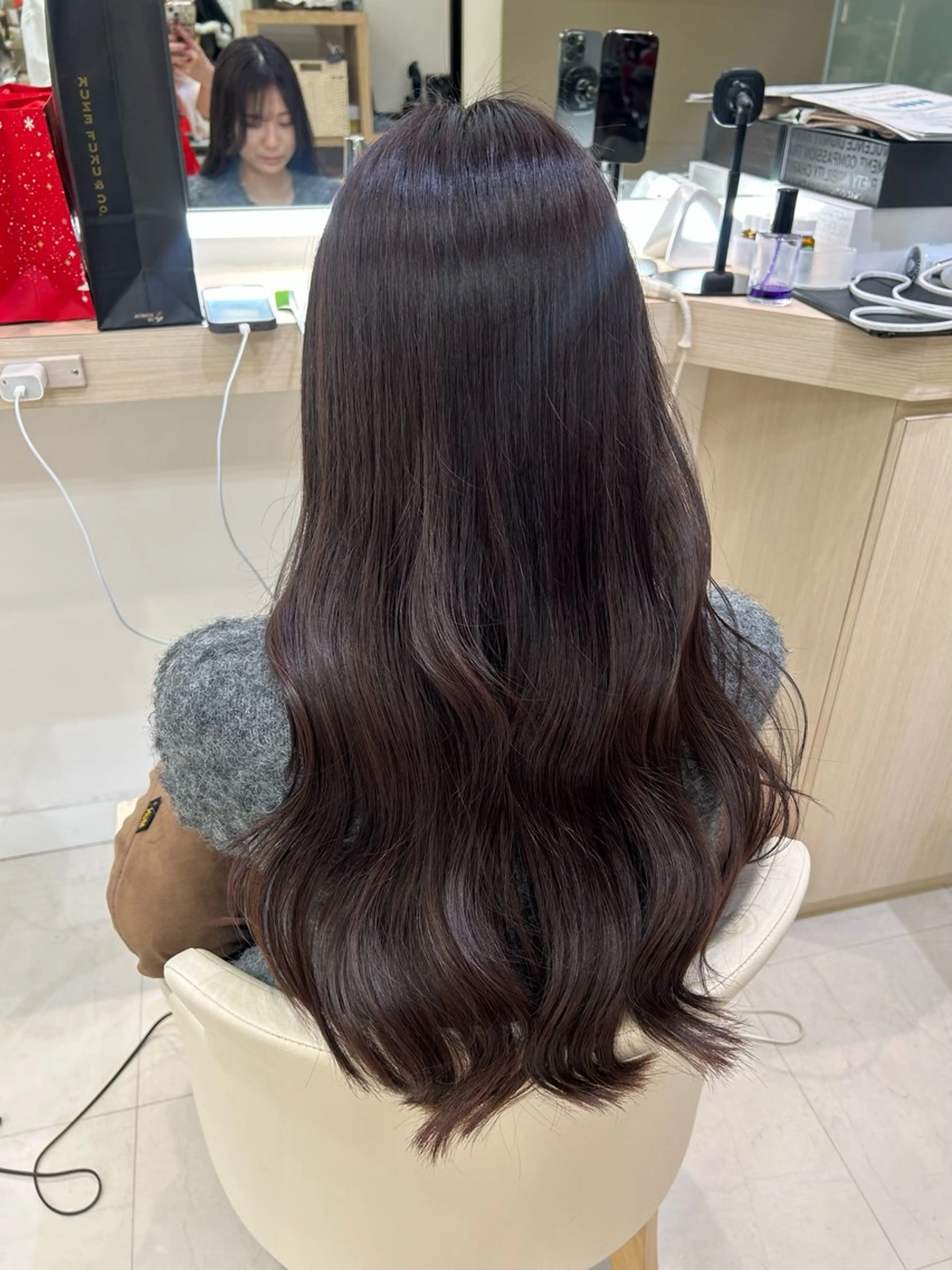 セミロング カラー ✨盛れ×似合わせ💞 matsuri🌱のヘアスタイル