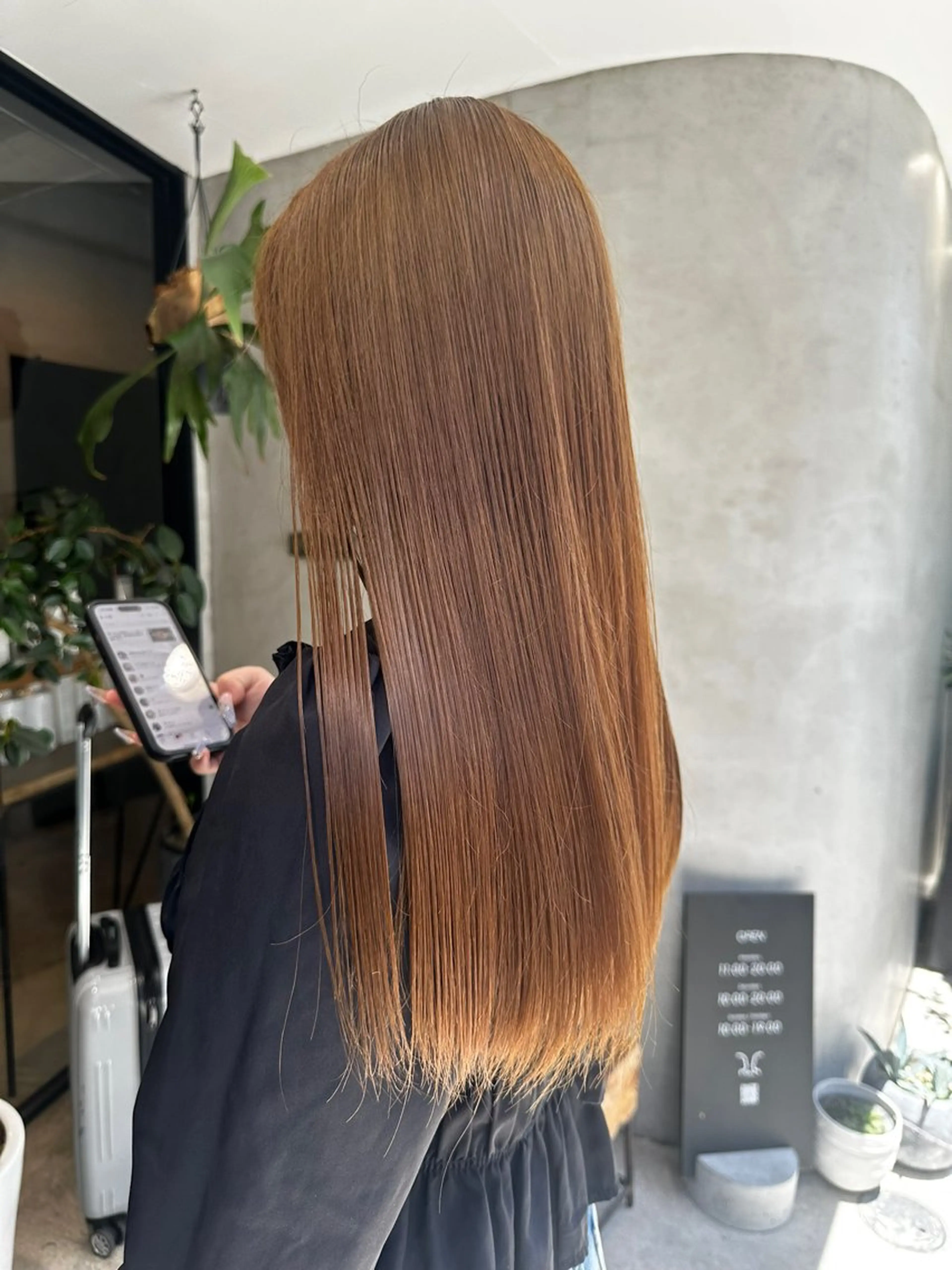 ロング 髪質改善 トリートメント 森田楓乃/上前津/ 大須/ブリーチカラーのヘアスタイル