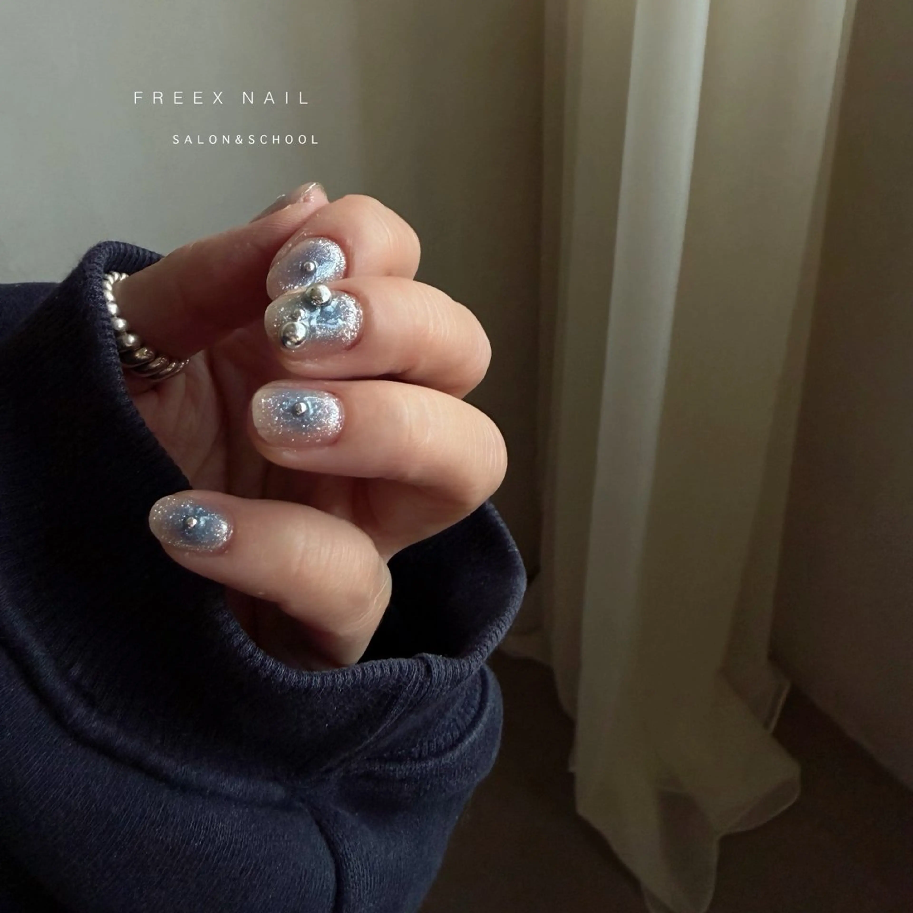 ネイル チークネイル ハンドネイル ハンドケア freex nail /ニュアンス/個性派のネイルデザイン