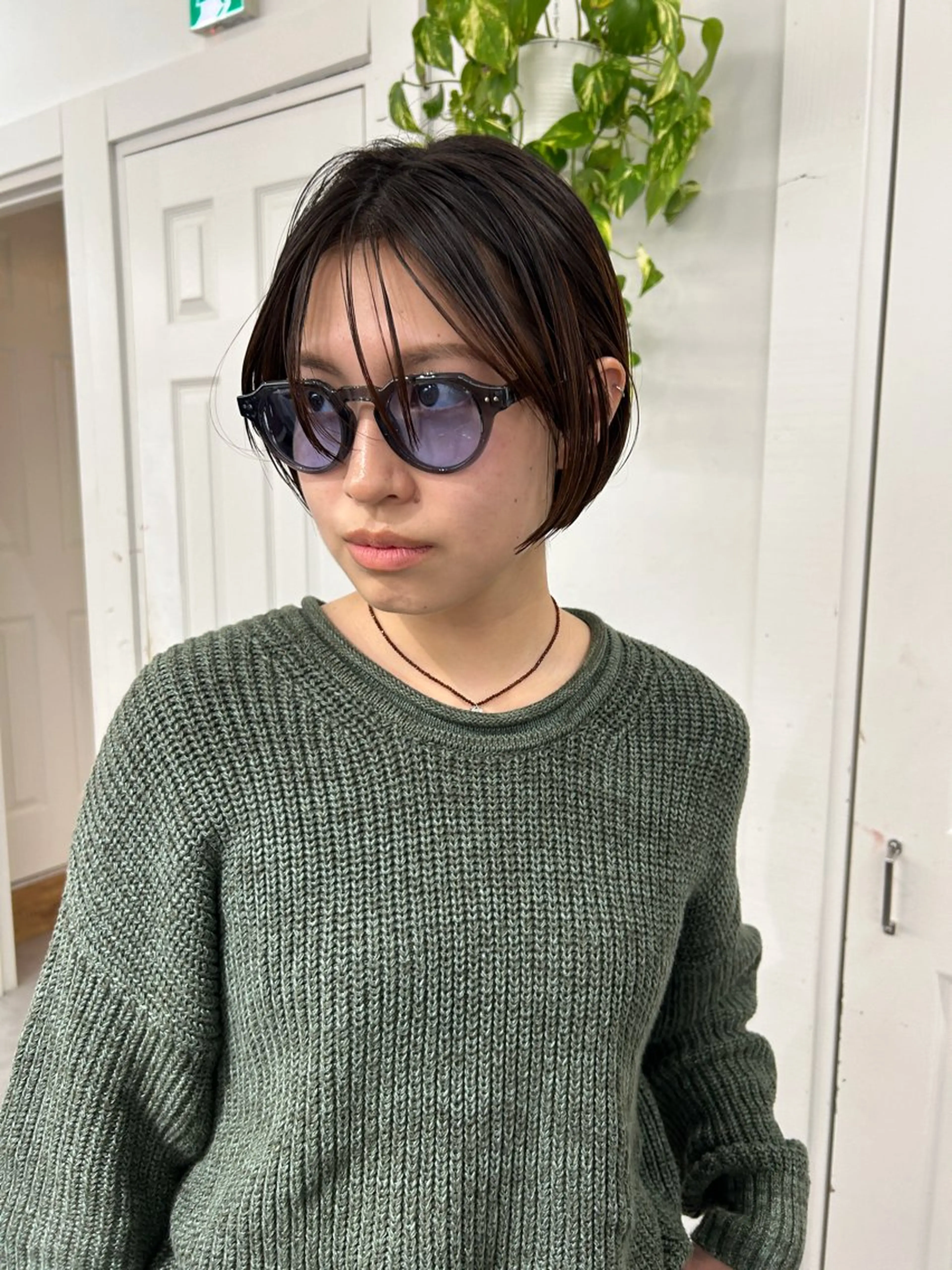 ショート レイヤーボブ/ 艶カラー/サナ🌼のヘアスタイル