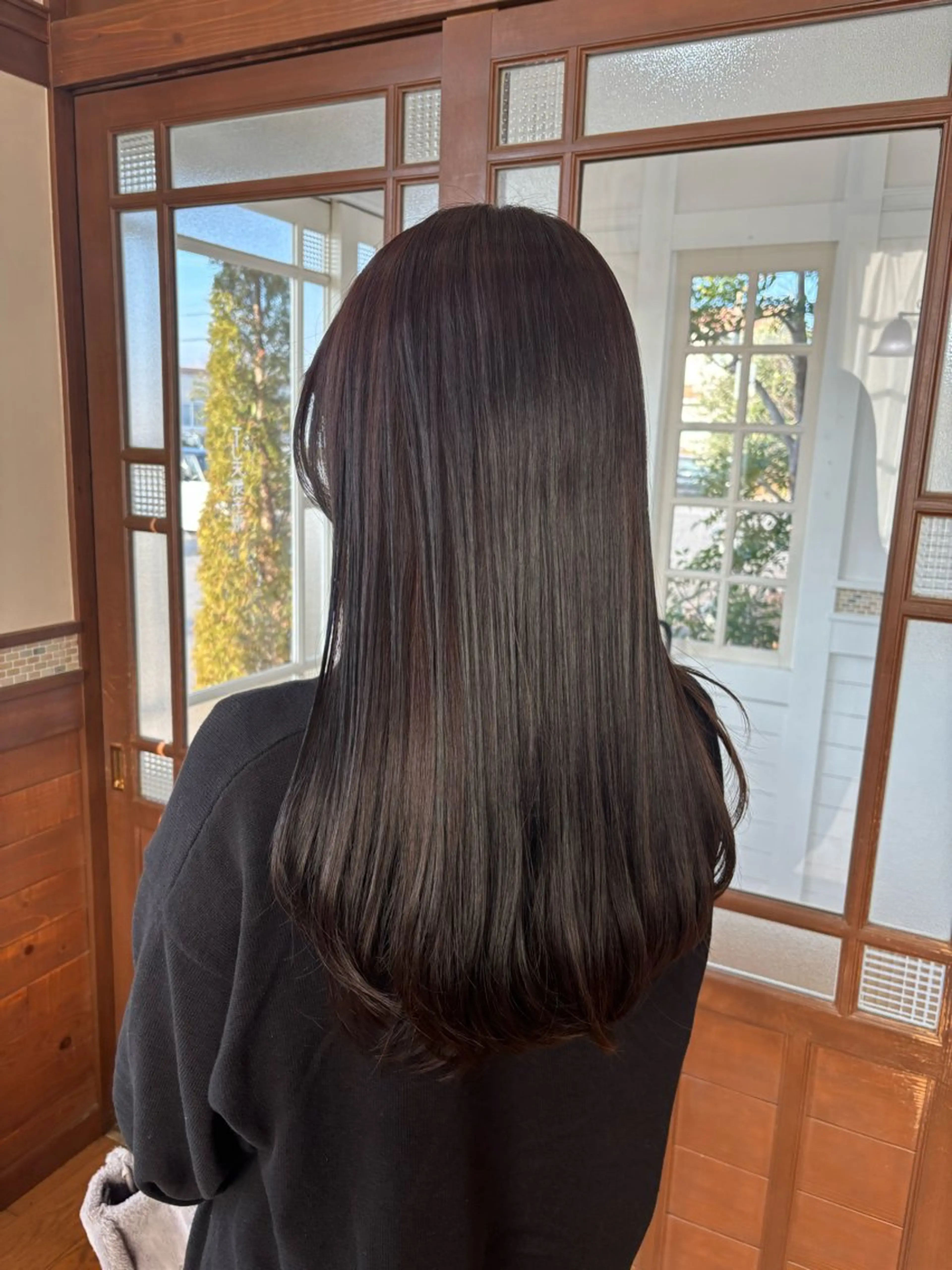 カット+髪質改善カラー+オージュアトリートメントの写真