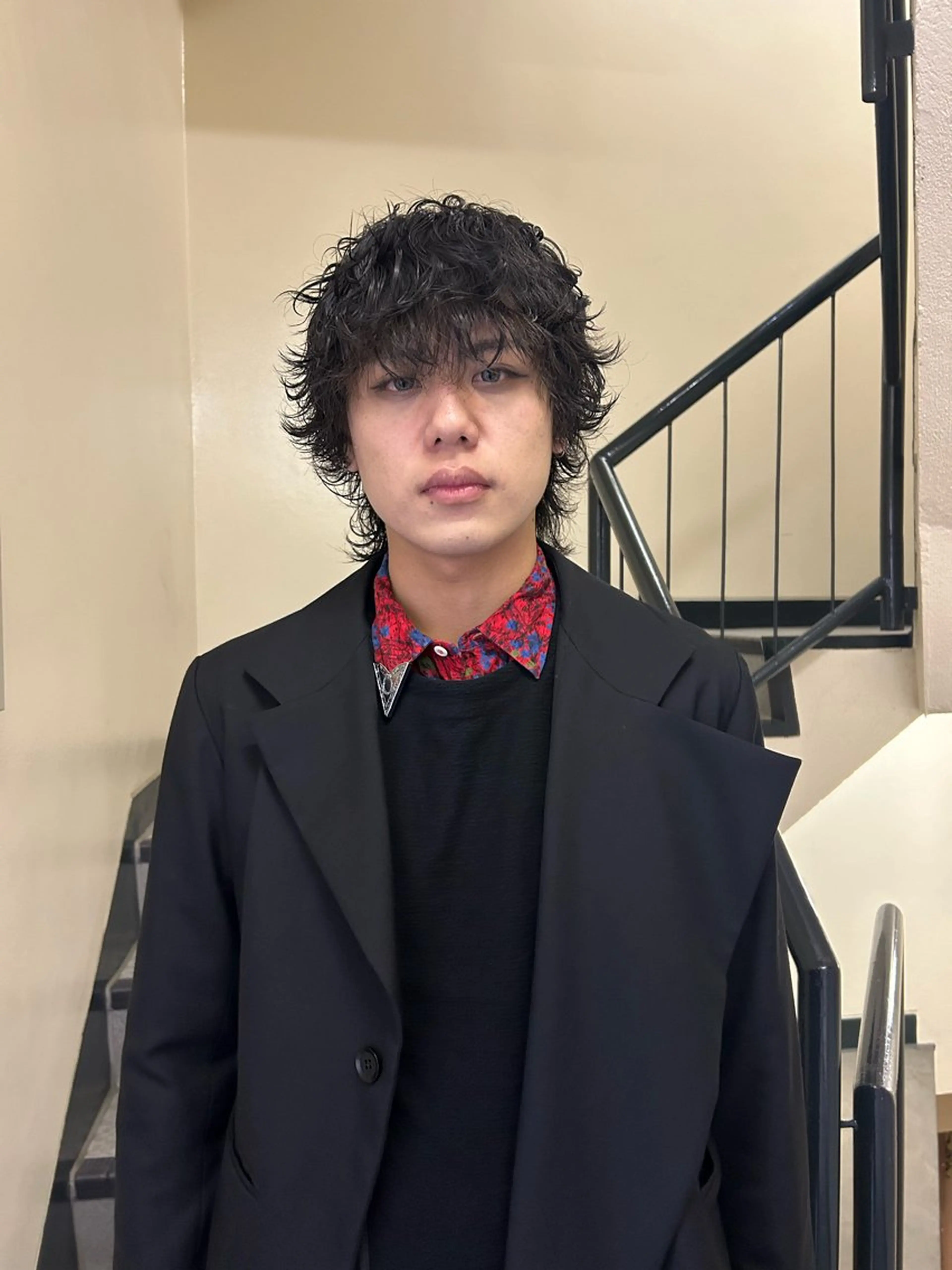 パーマ メンズ 波巻きパーマ ☕️結【suii.】 ボブ/ヘアセット☕️のヘアスタイル