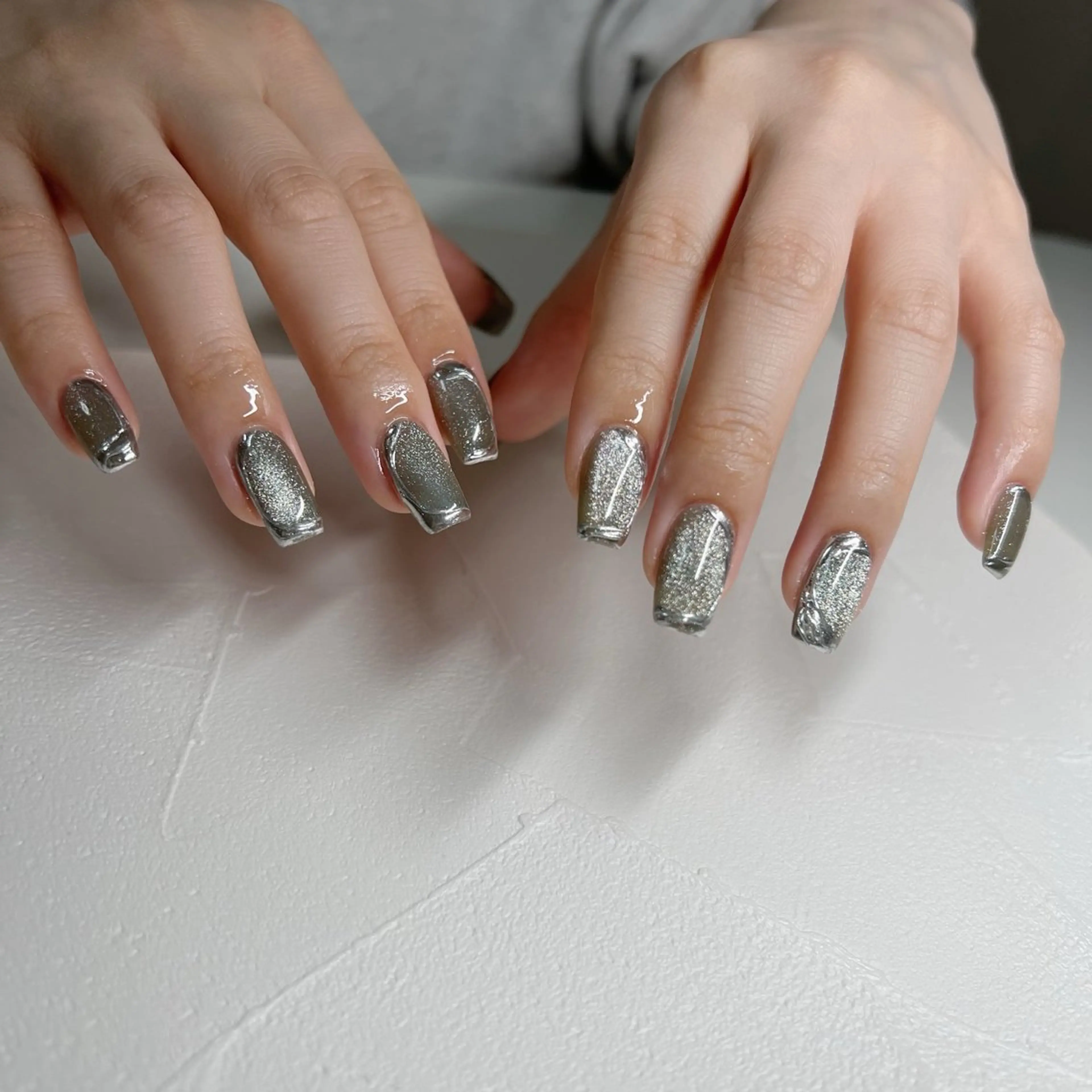 ネイル マグネットネイル ハンドネイル 川端 京香のネイルデザイン