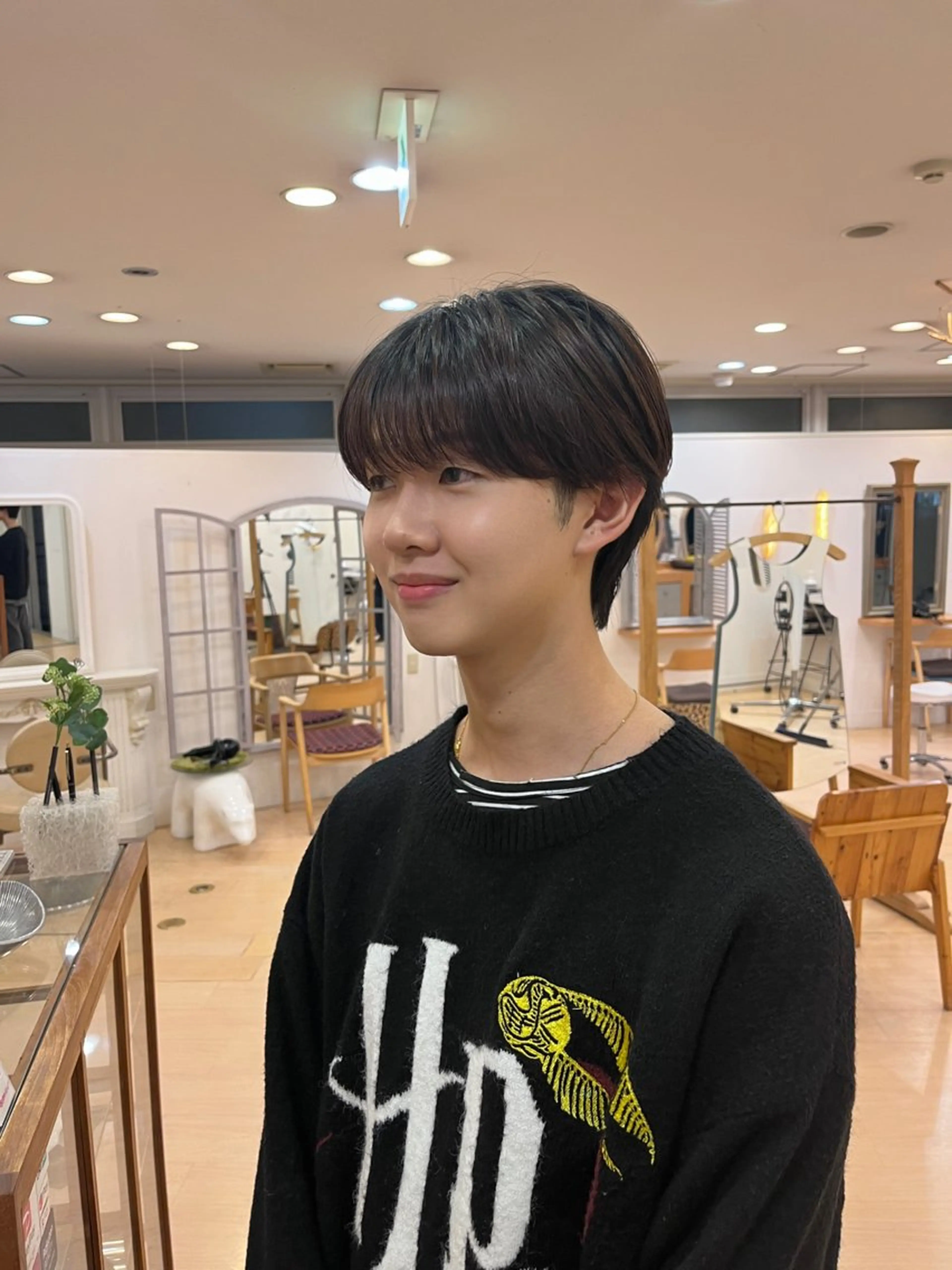 メンズ ダウンパーマ マッシュ メンズパーマ シースルーマッシュ 💠つたふうか/ 韓国/メンズヘア💠のヘアスタイル