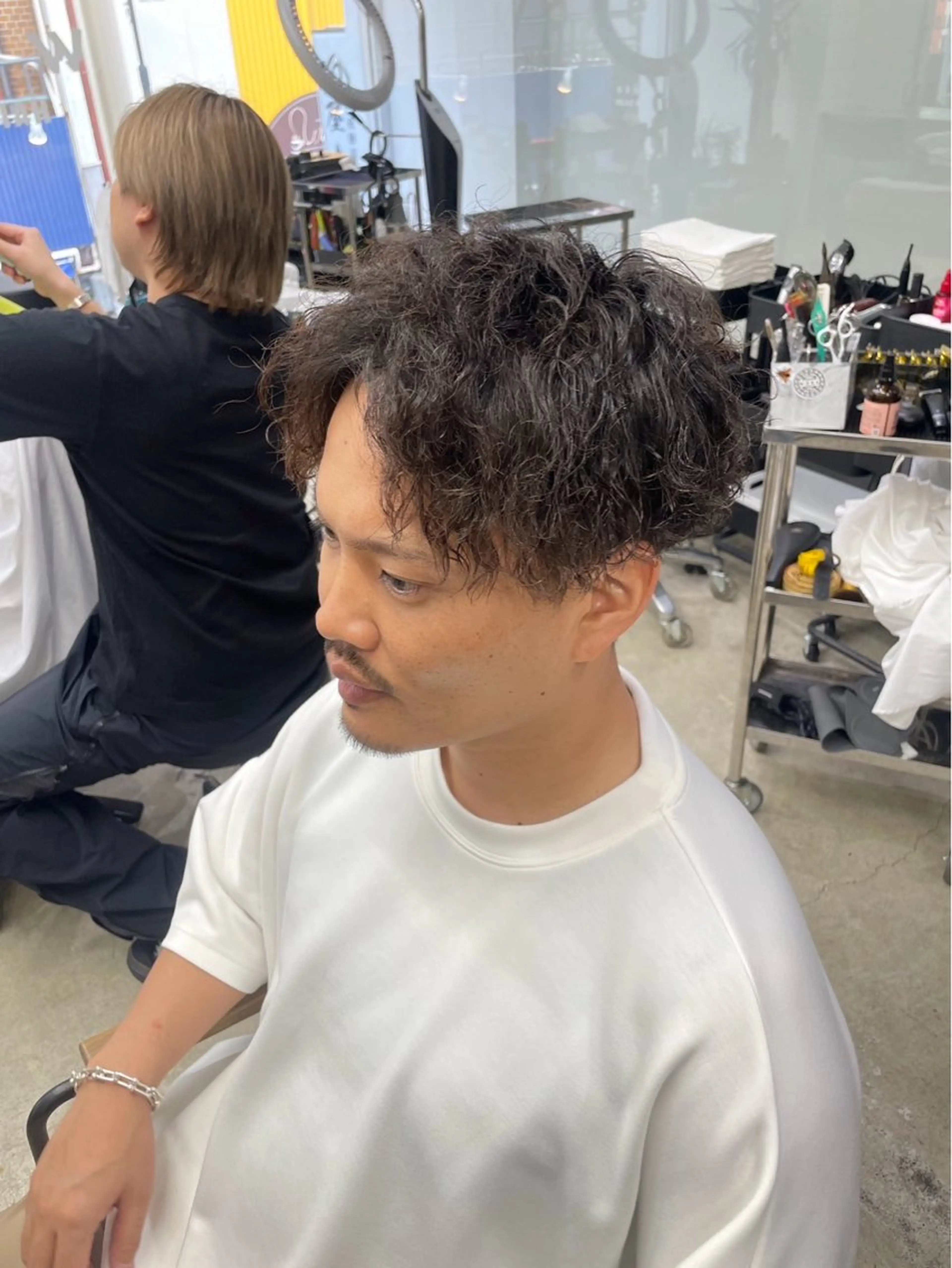 ショート パーマ メンズ メンズ専門サロン wokeのヘアスタイル