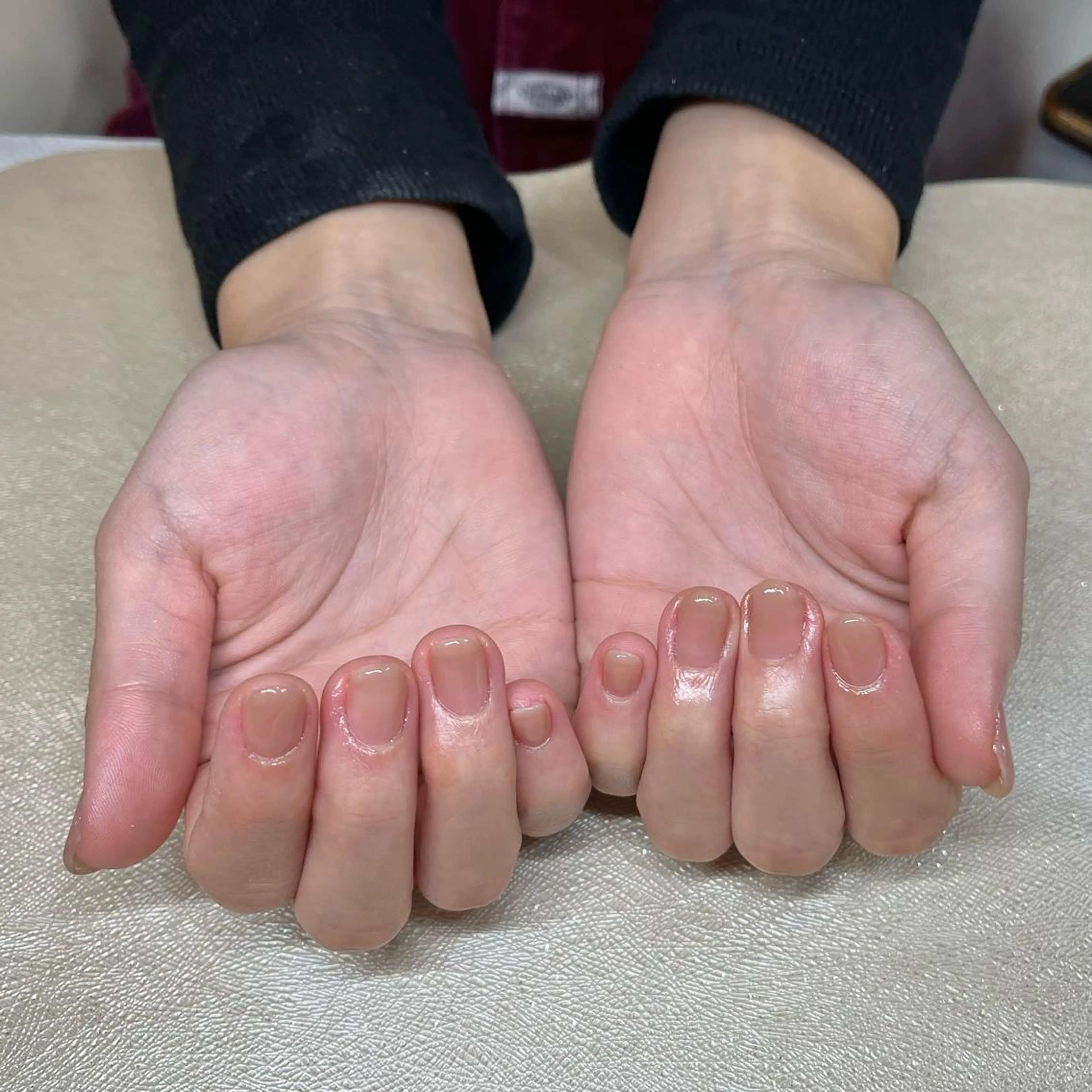 ネイル グラデーション ラメ(グリッター) ラメグラデーション ワンカラーネイル Vogustys Nail 山田のネイルデザイン
