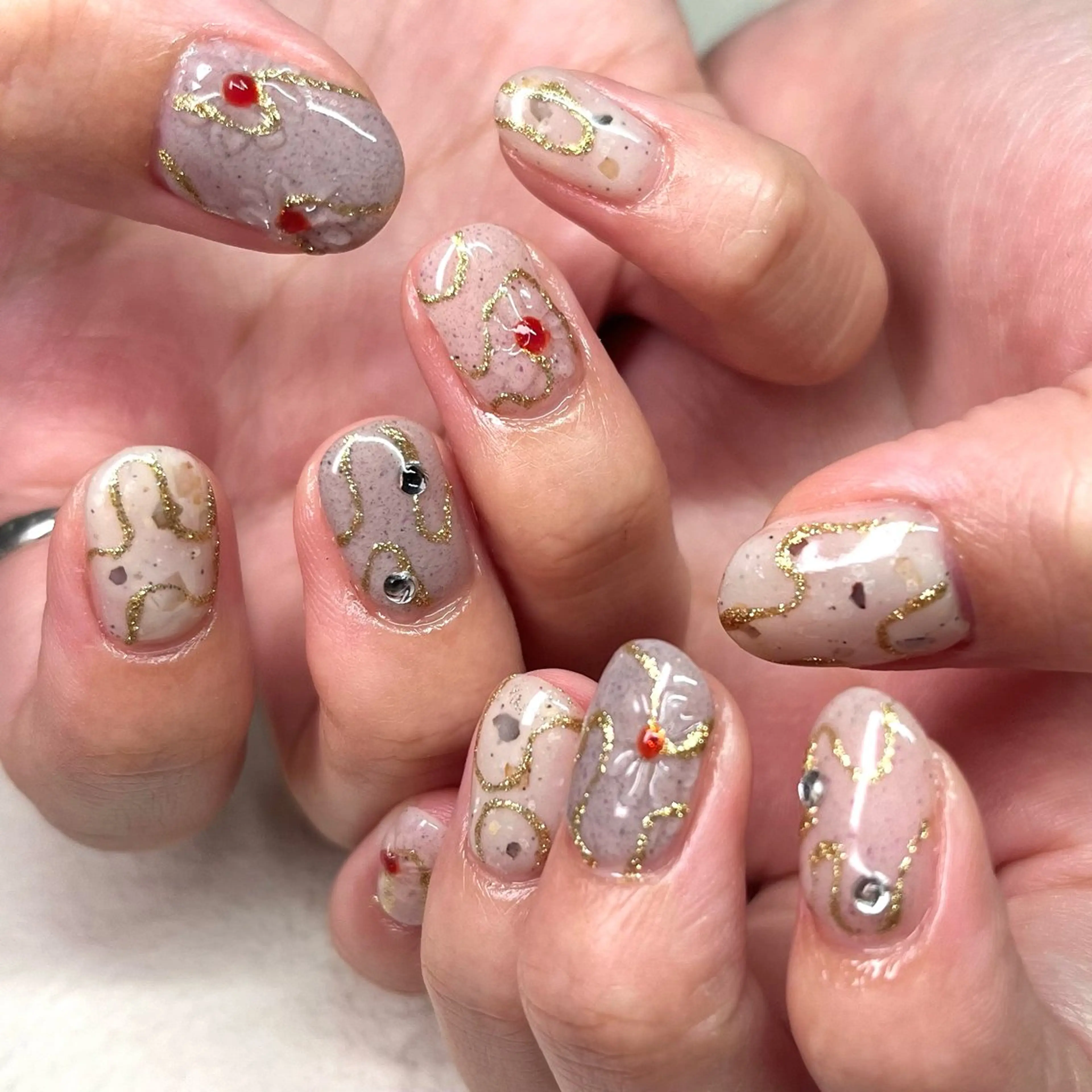 ネイル ハンドネイル ネイルスタジオ コスタ•デルマールのネイルデザイン