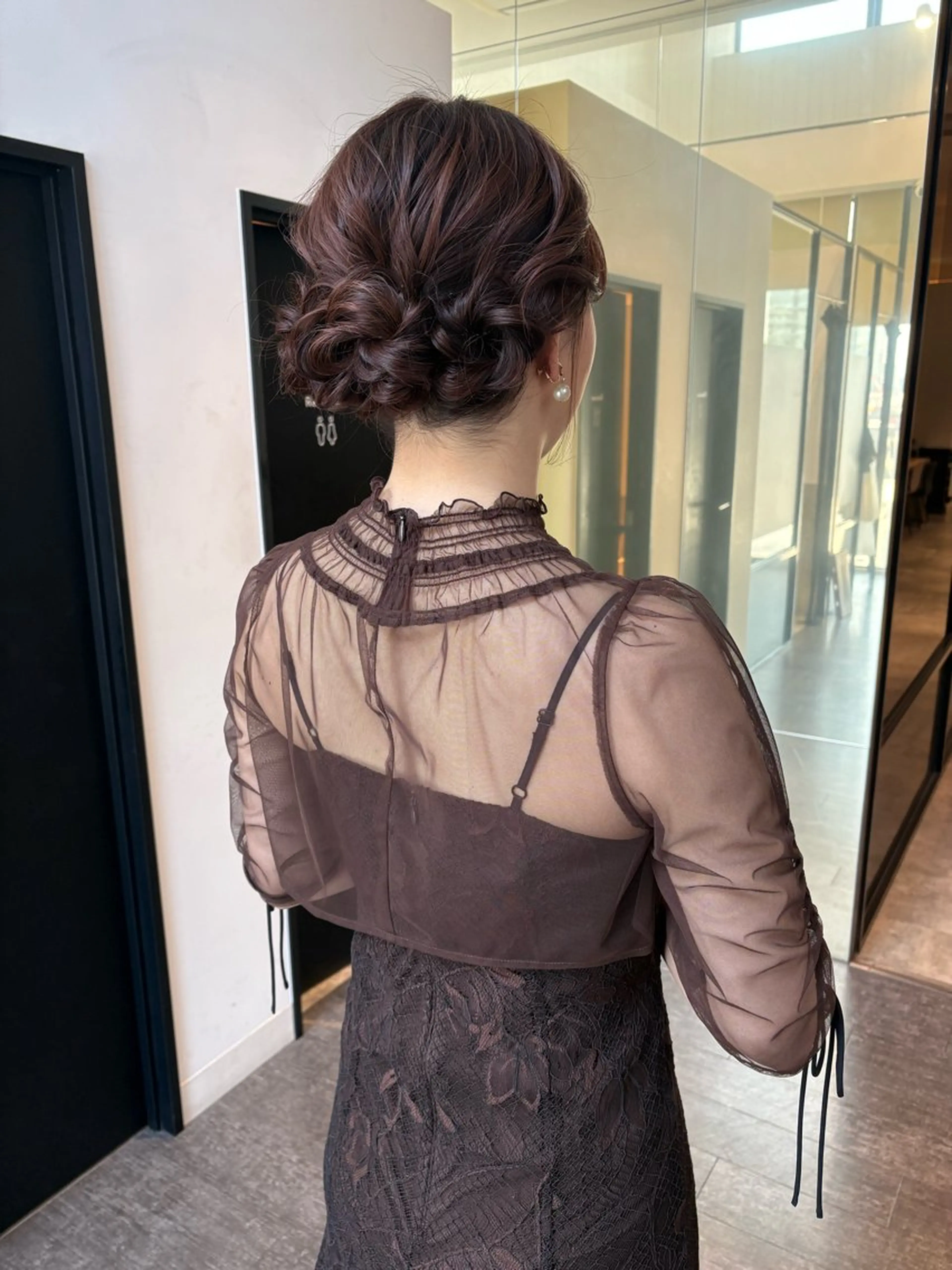 ロング ヘアアレンジ ヘアセット mao ｜ 柔らか艶カラー🫧のヘアスタイル
