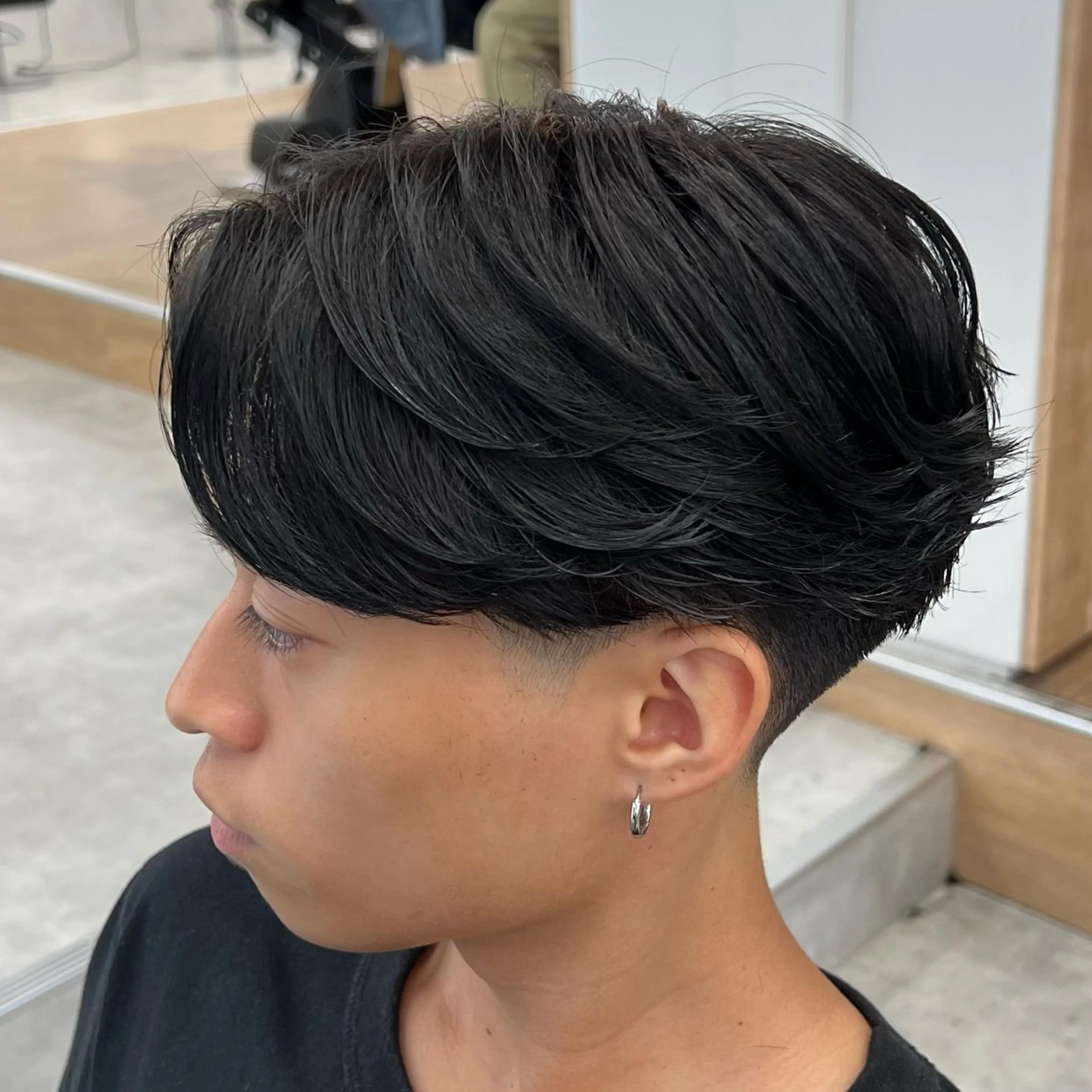 ショート パーマ メンズ カット パーマ メンズパーマ/波巻き 新潟/万代/夏芽🎀のヘアスタイル