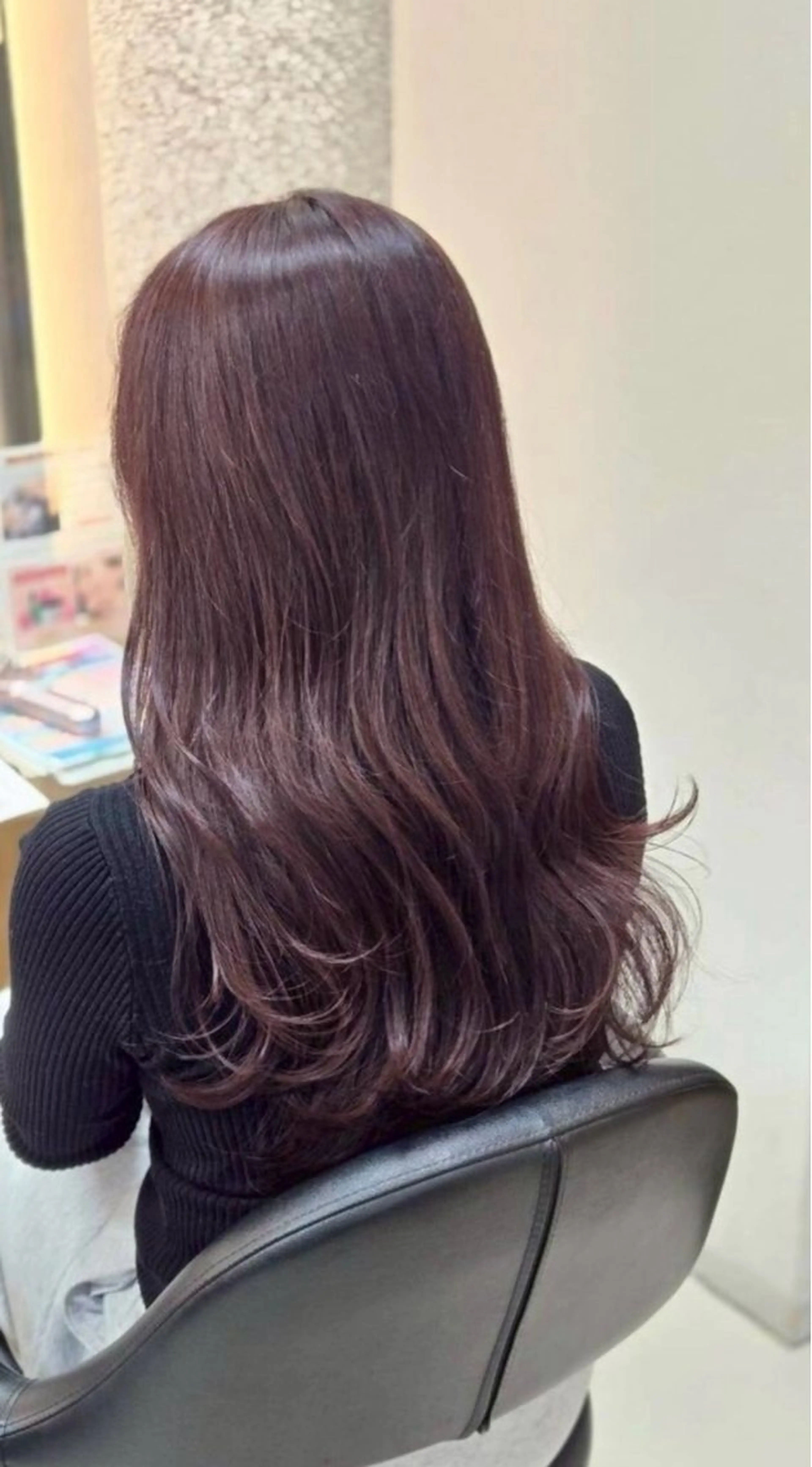 ロング ヘアカラー トリートメント 🫧透明感カラー/ 縮毛矯正/彩夏🫧のヘアスタイル