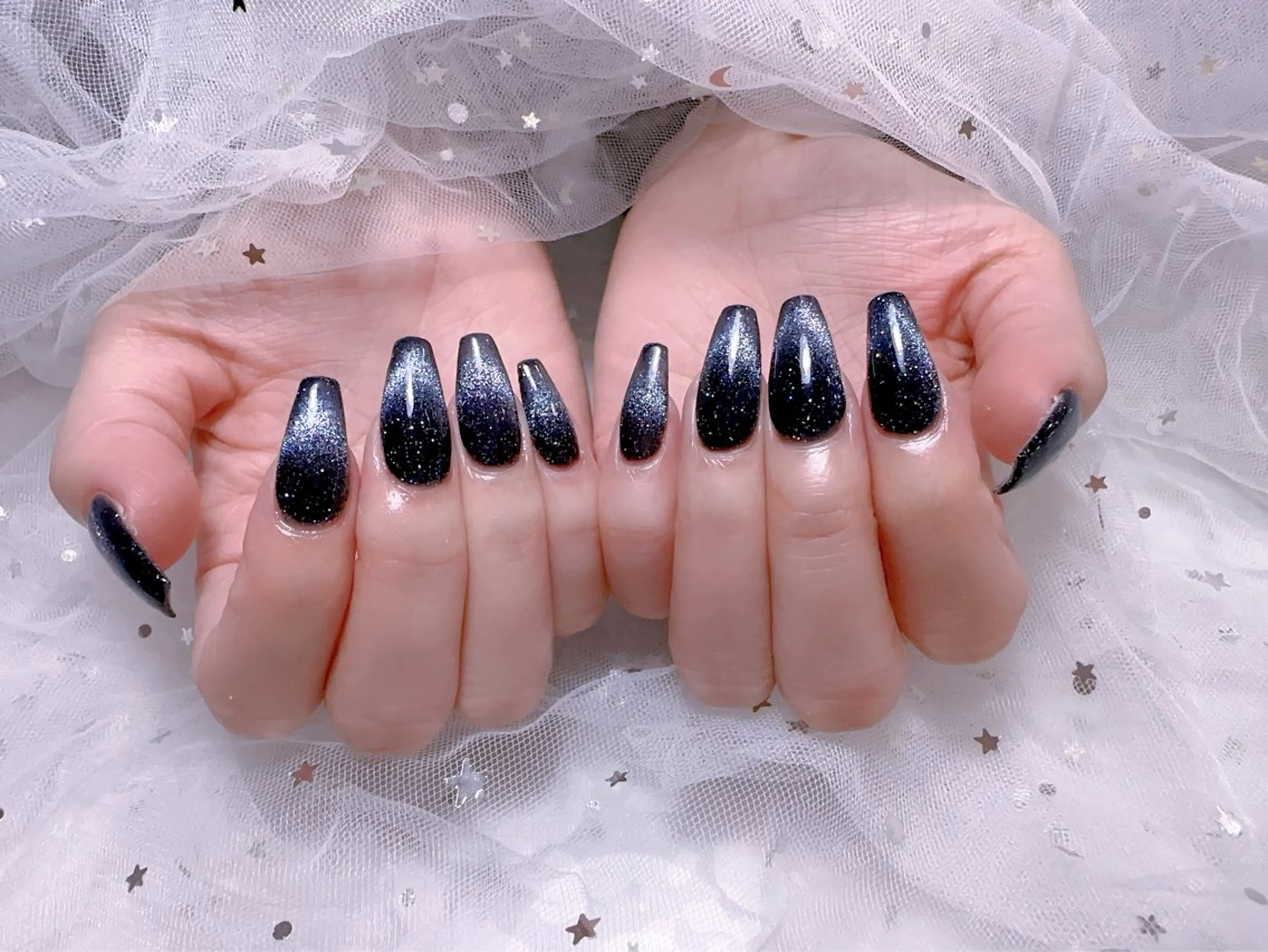 ネイル 長さ出し マグネットネイル ネイルチップ ハンドネイル You&Me Miyuのネイルデザイン