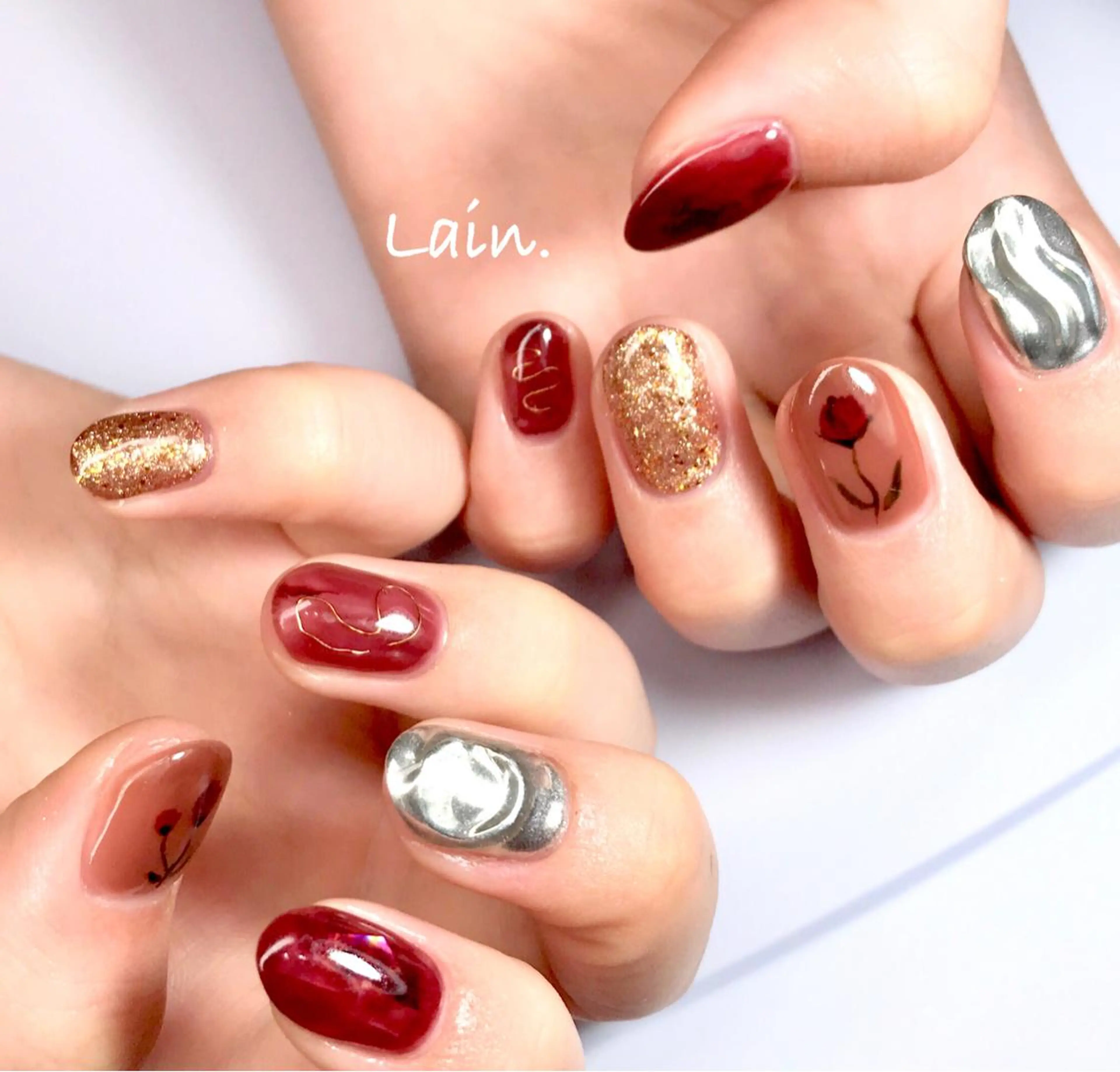 ネイル Liennail 持込デザインやり放題のネイルデザイン