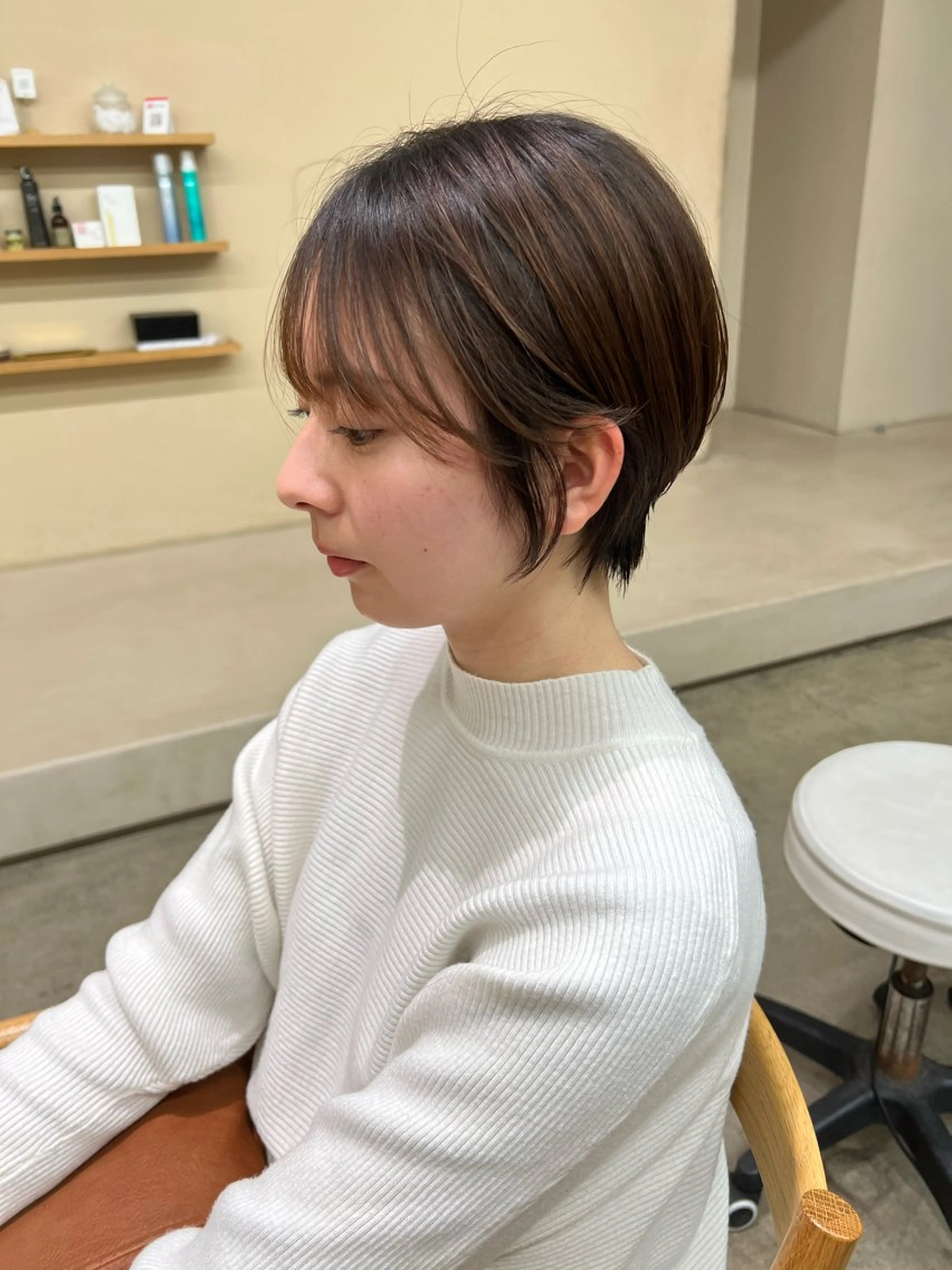 ショート 丸みショート ショートヘア kento レイヤーカットのヘアスタイル