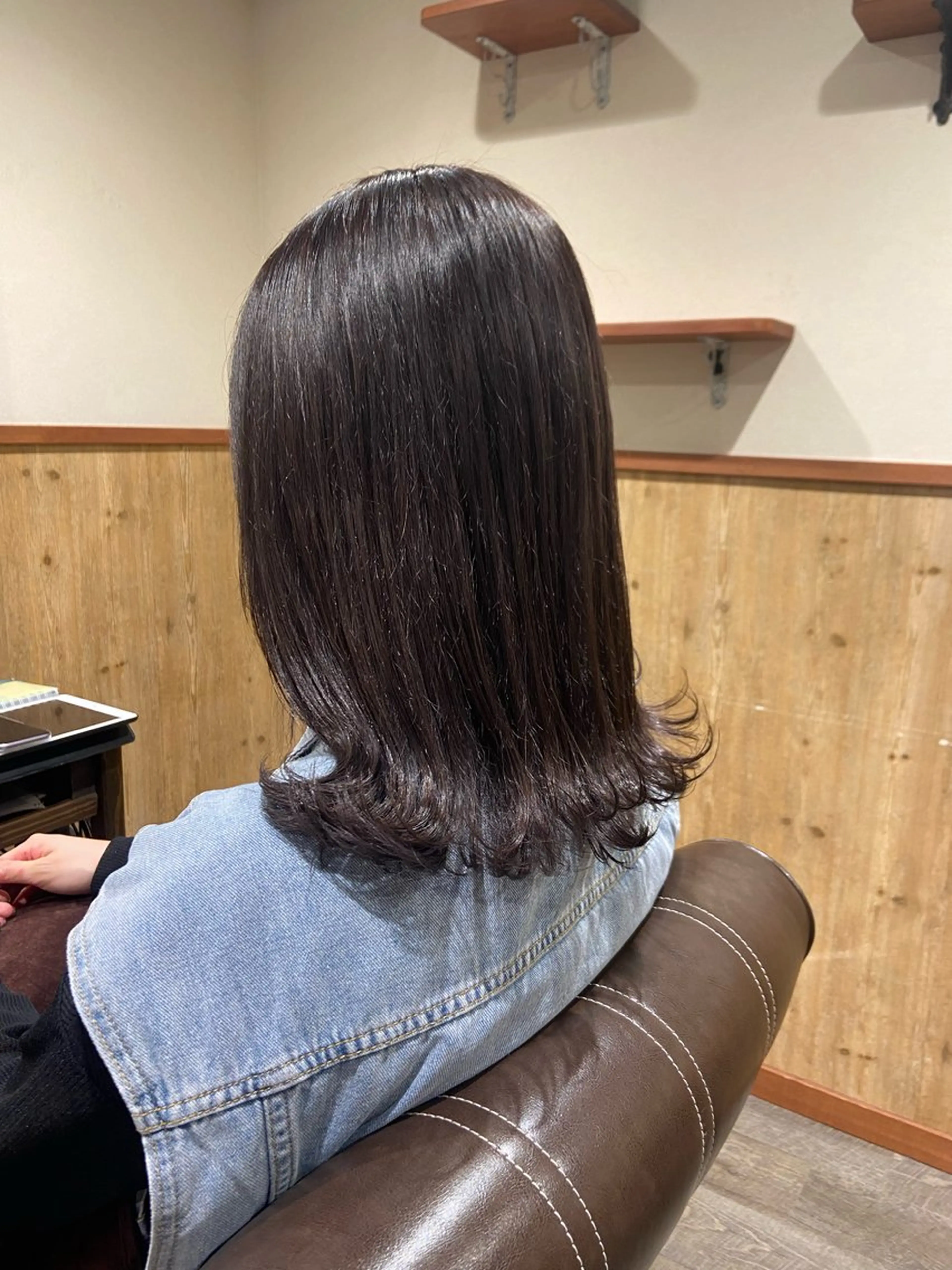 ミディアム カラー 脇坂 歩夢のヘアスタイル