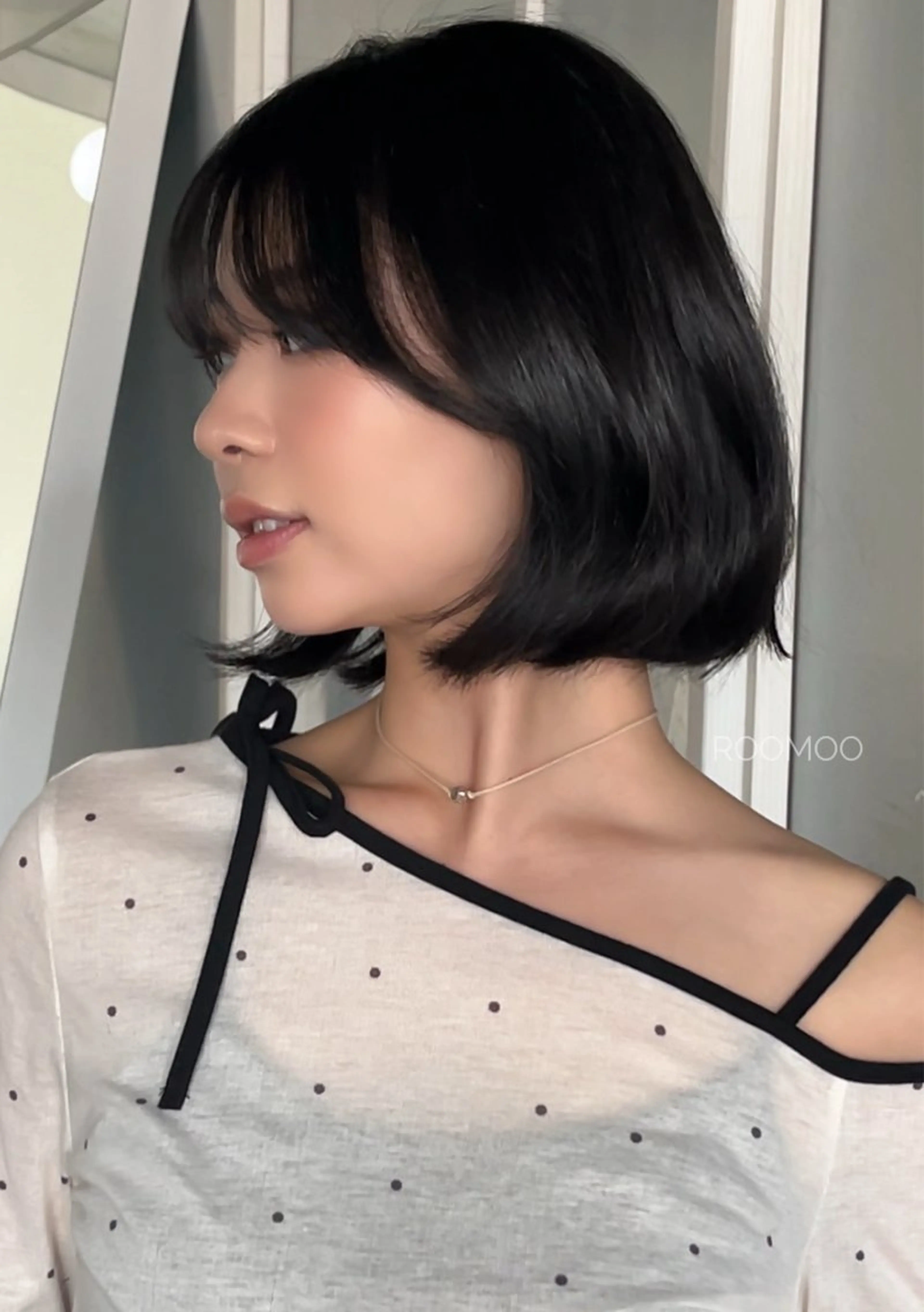 【初回限定50%offクーポン】韓国カット(仕上がりがボブ、鎖骨下のミディアムのみ対応可能)の写真